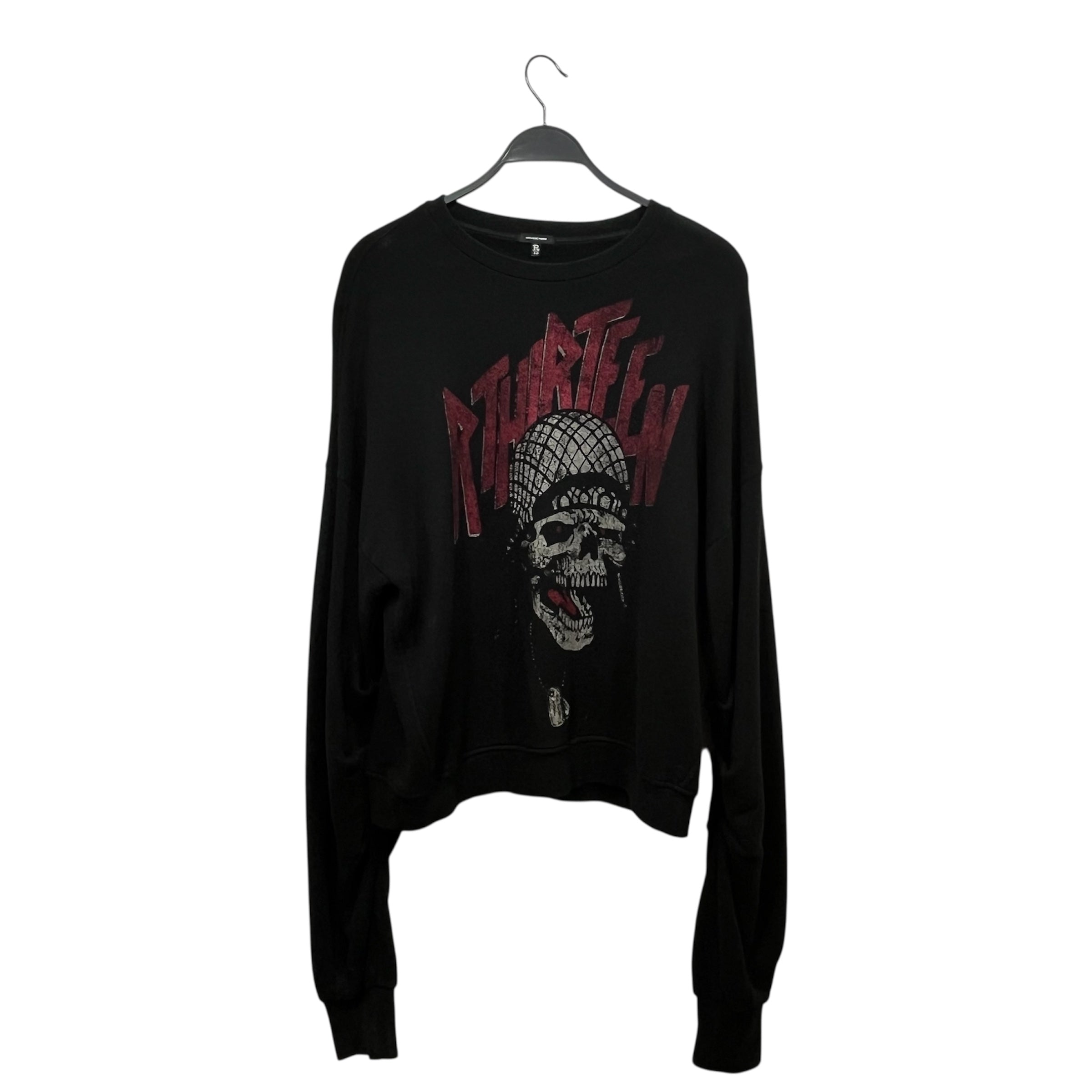 R13/Jacket/L/Cotton/BLK/rock graphic view 1