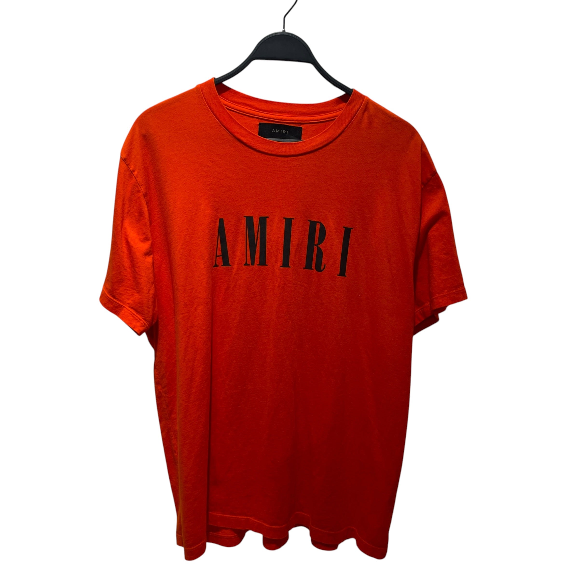 AMIRI/T-Shirt/L/Cotton/ORN/black front logo view 1