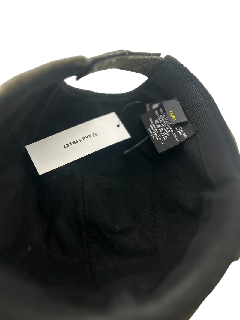 FENDI/FOXPomPom/BaseballCap/M/Khaki/Wool/