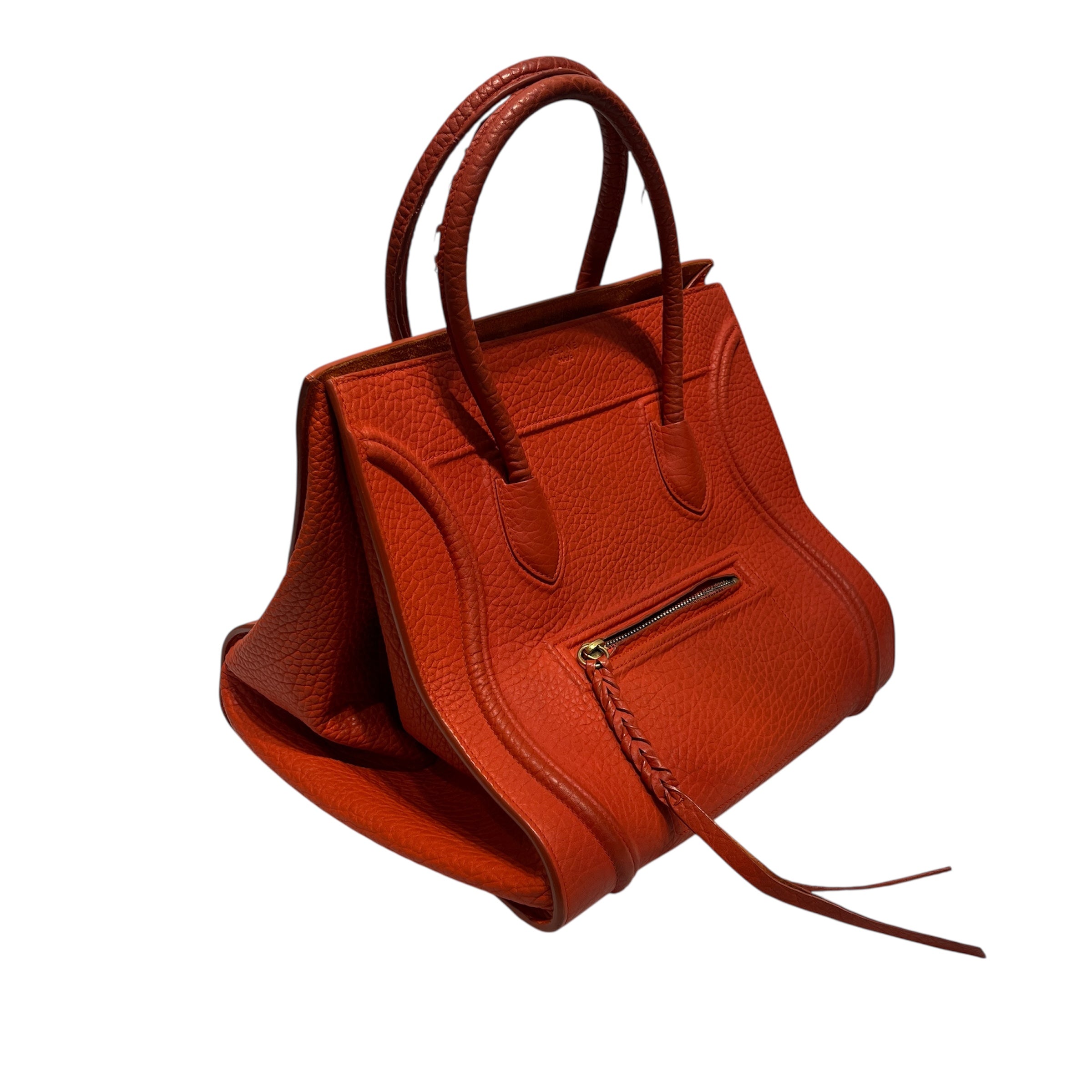 CELINE/Tote Bag/Leather/ORN/MEDIUM LUGGAGE PHANTOM view 3