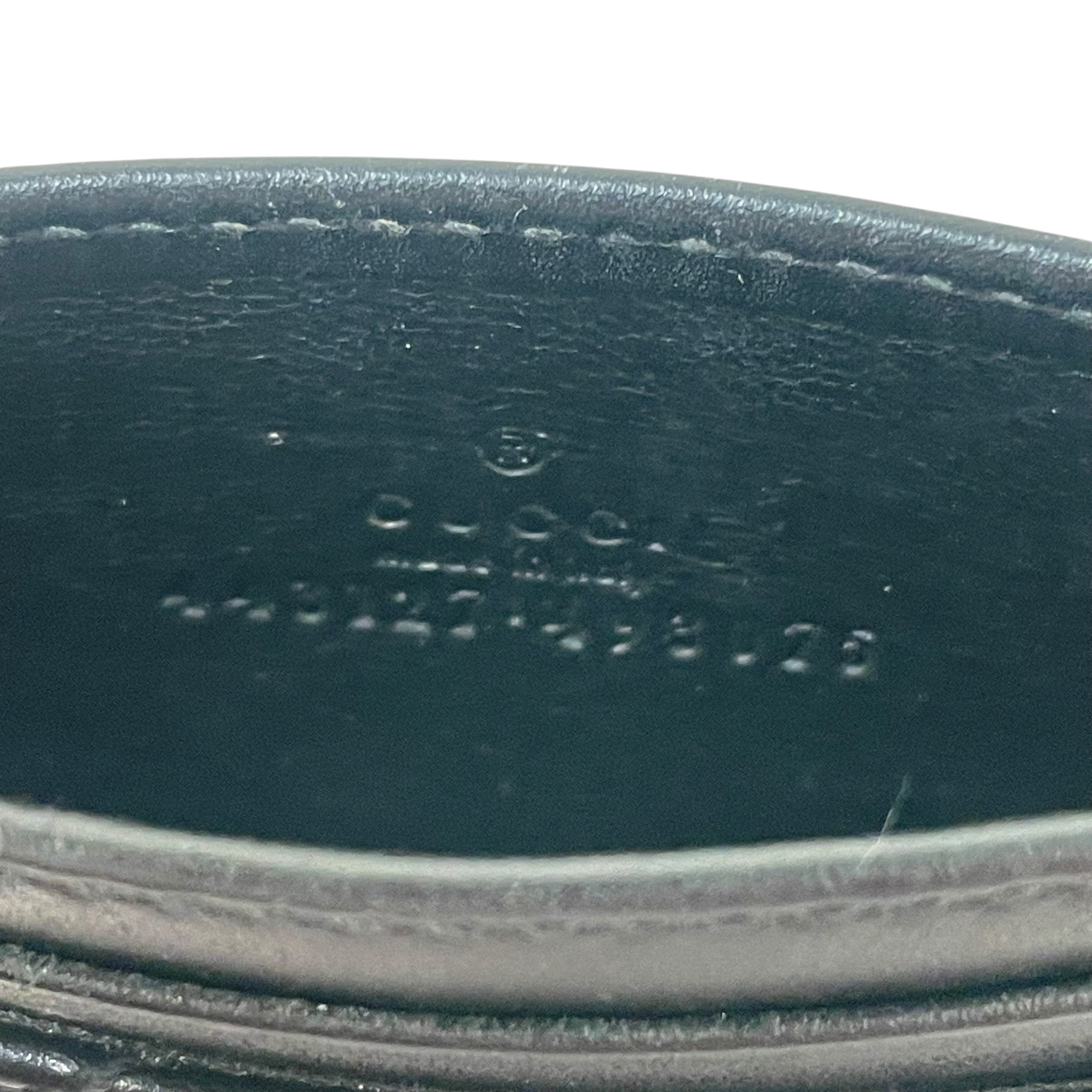 GUCCI/Wallet/Stripe/Leather/BLK/GG Marmont Card Case view 5