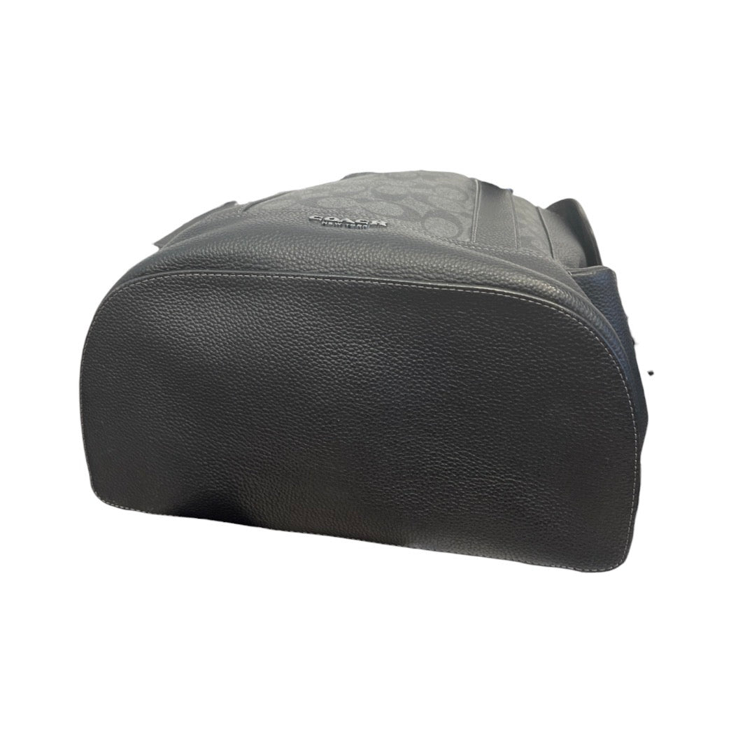 COACH/Backpack/Monogram/Leather/BLK/HUDSON BACKPACK view 4