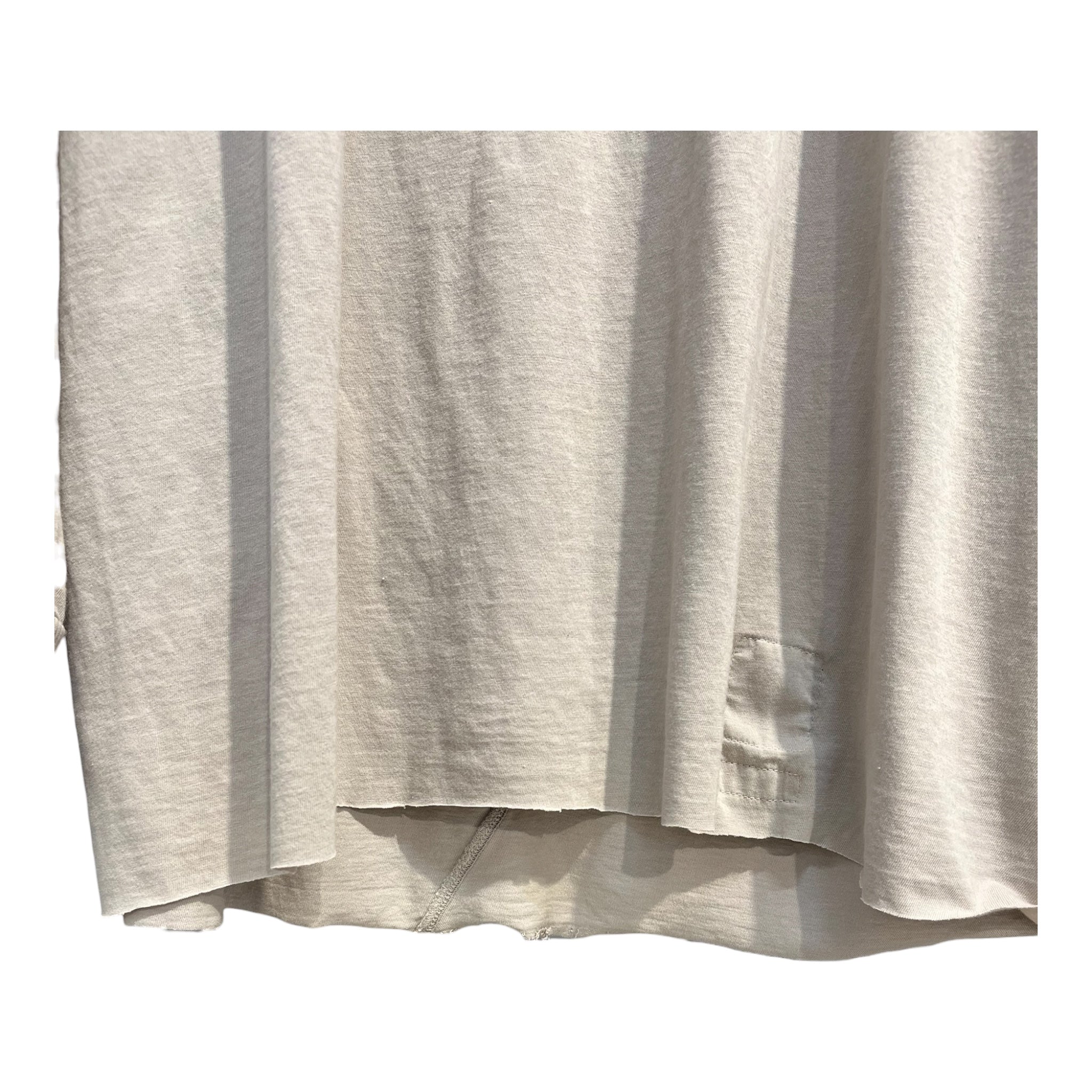 Rick Owens/LS T-Shirt/L/Cotton/BEG/DISTRESSSED view 6