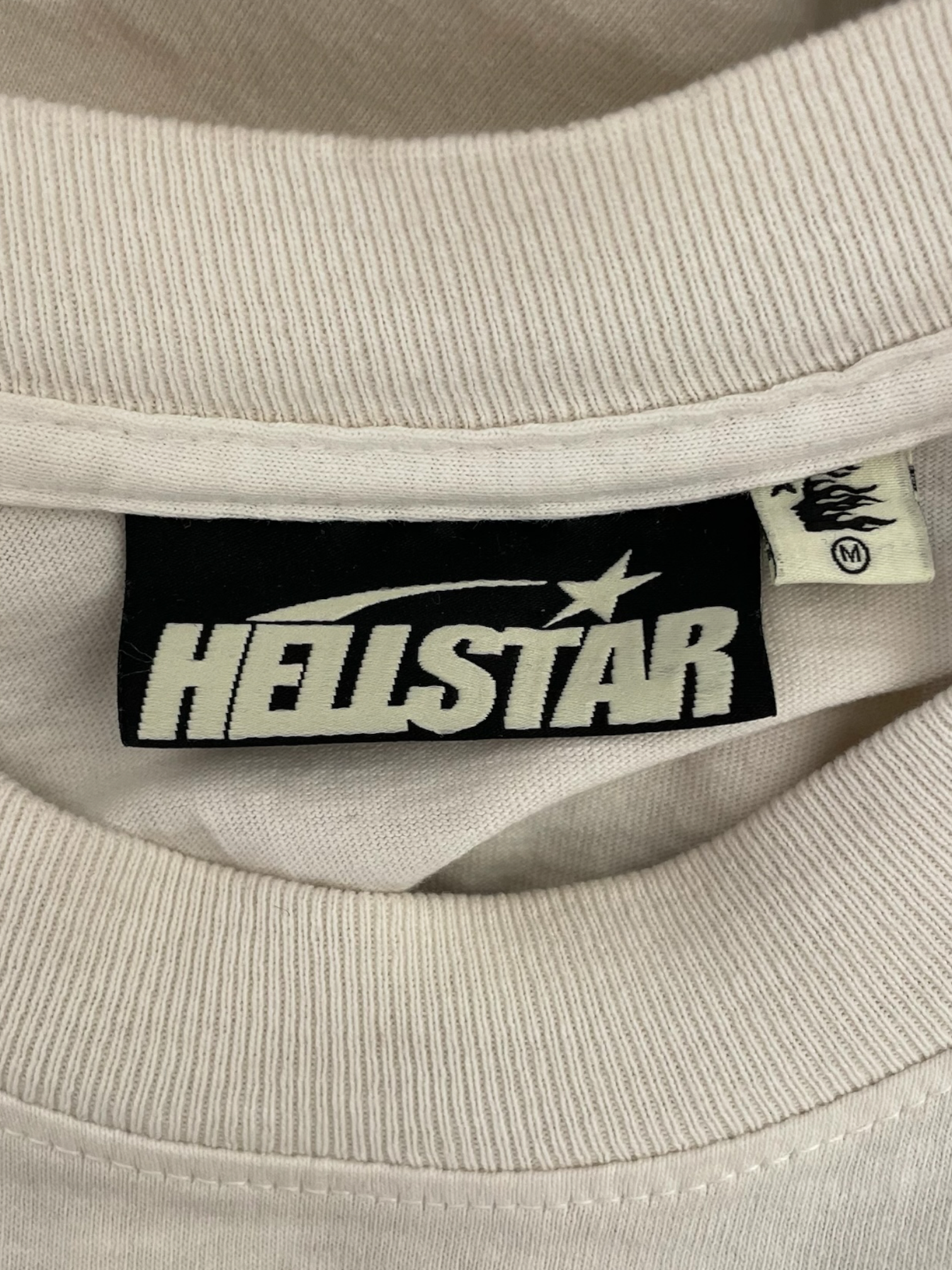 HELLSTAR/T-Shirt/M/Cotton/WHT/Graphic/LOGO TEE view 3