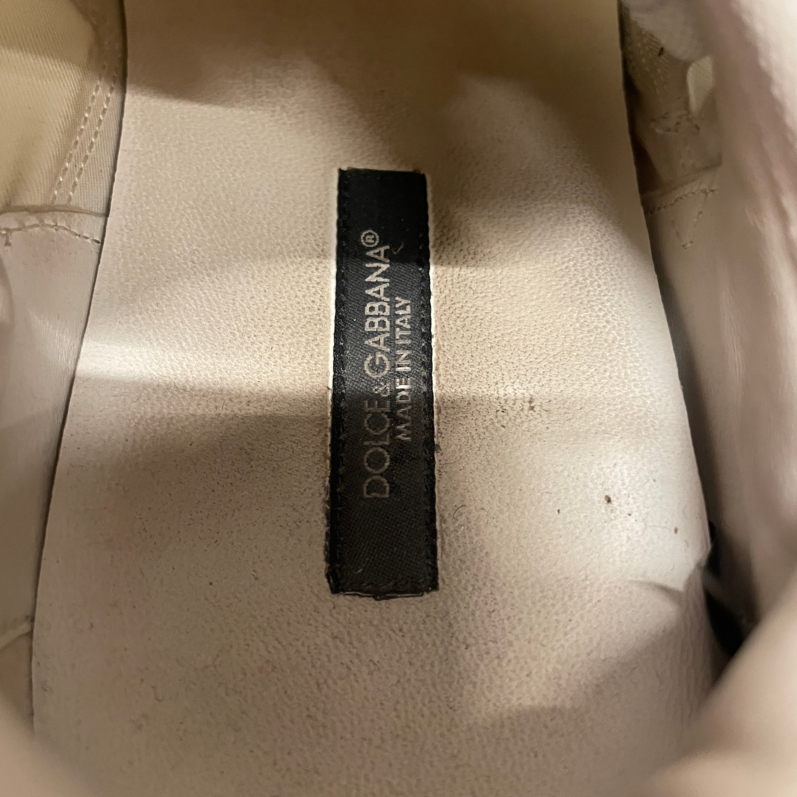 DOLCE&GABBANA/Low-Sneakers/EU 38/Suede/GRY/DG LOGO view 3