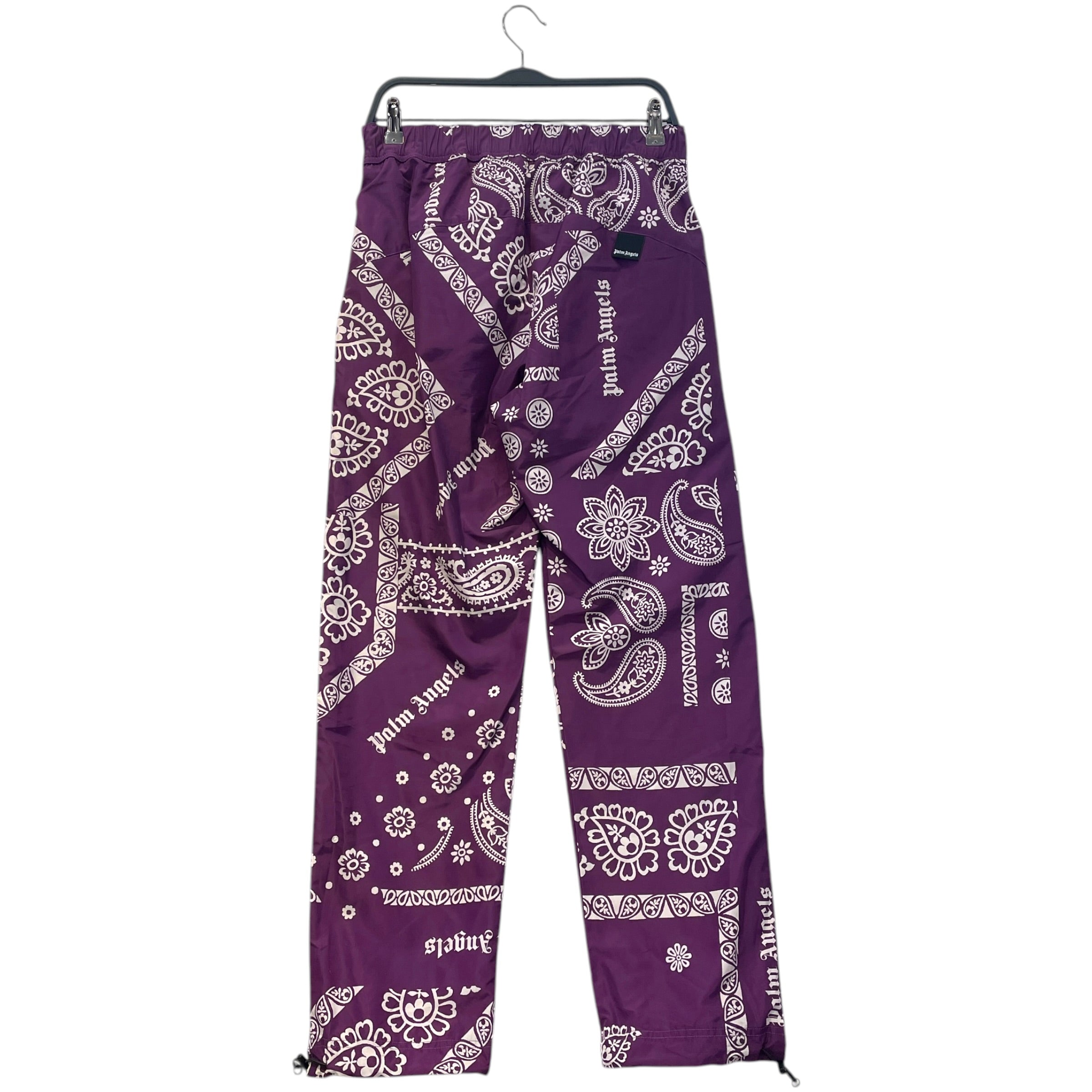 Palm Angels/Straight Pants/M/Polyester/PPL/Joggers/Paisley/ view 2