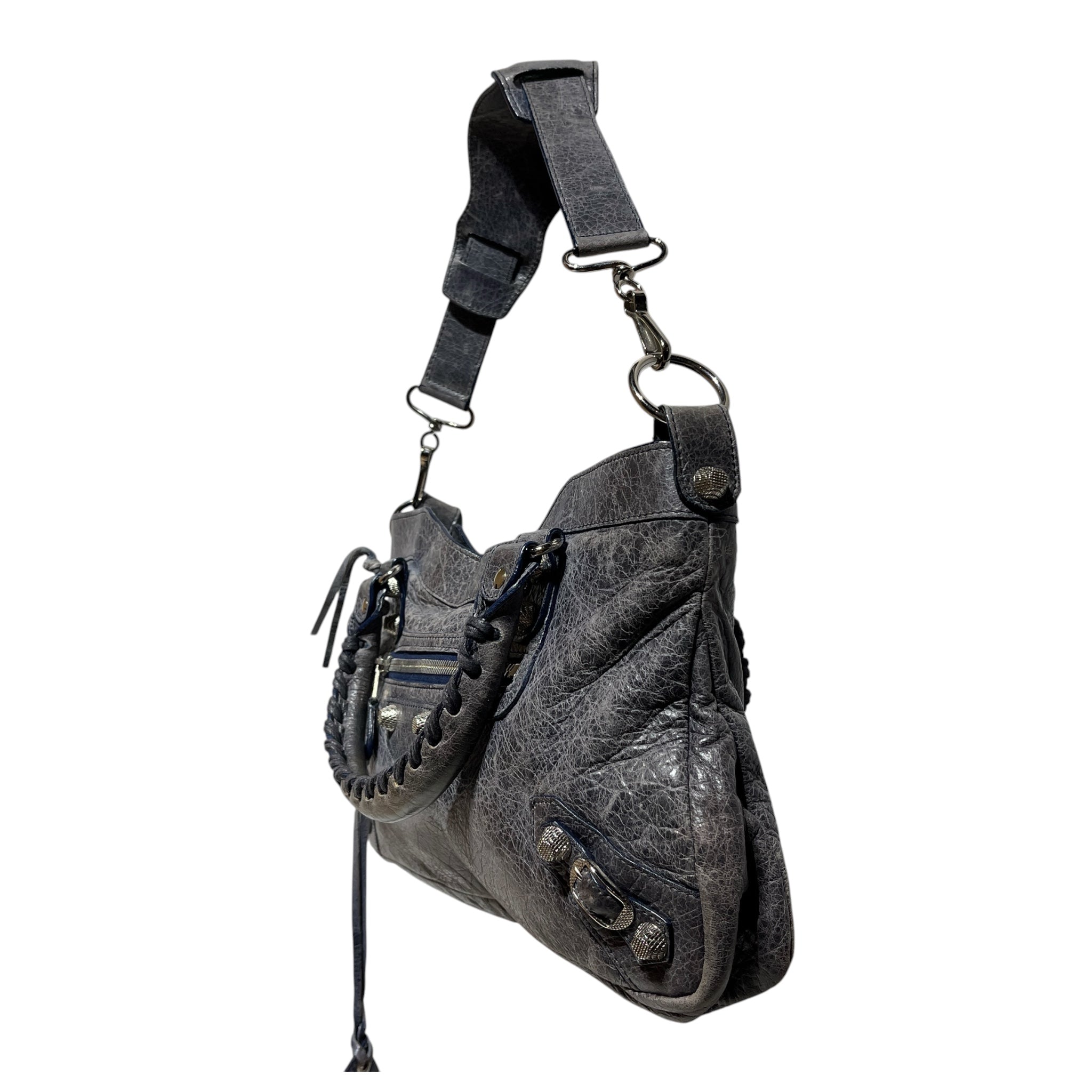 BALENCIAGA/Cross Body Bag/Leather/IDG/city view 3