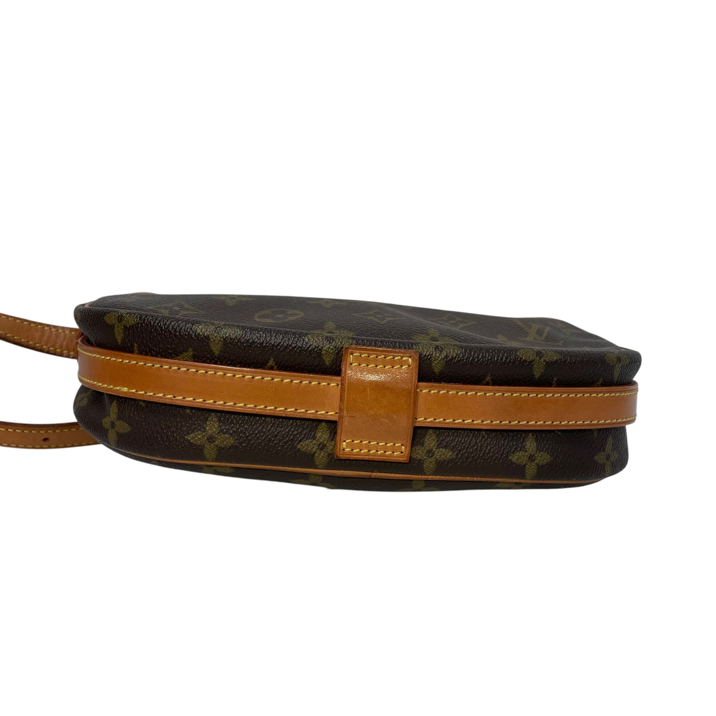 LOUIS VUITTON/Cross Body Bag/Monogram/Leather/BRW/jeune fille crossbody view 3