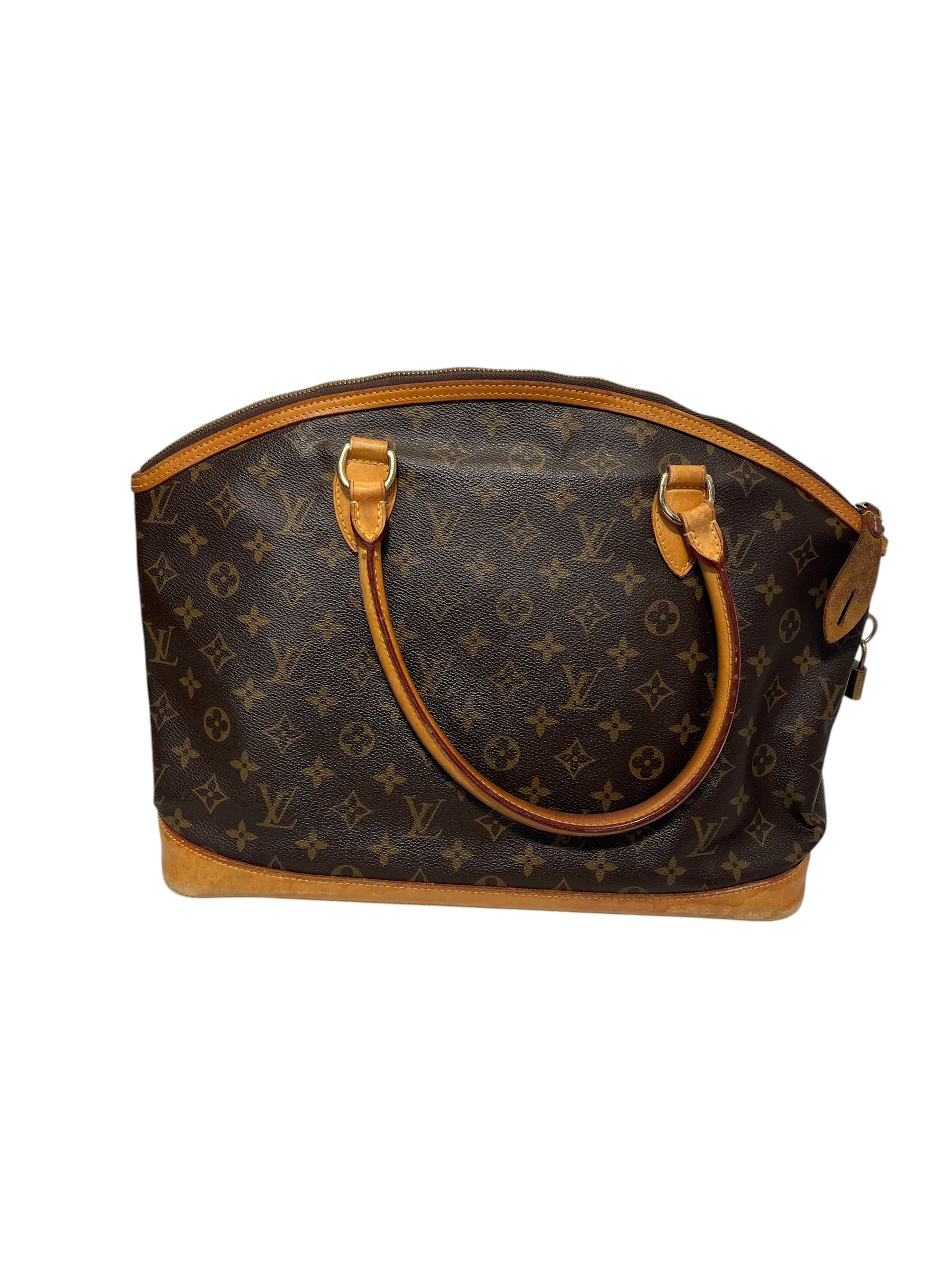 LOUIS VUITTON/Hand Bag/Monogram/Leather/BRW/Lockit Handbag view 1