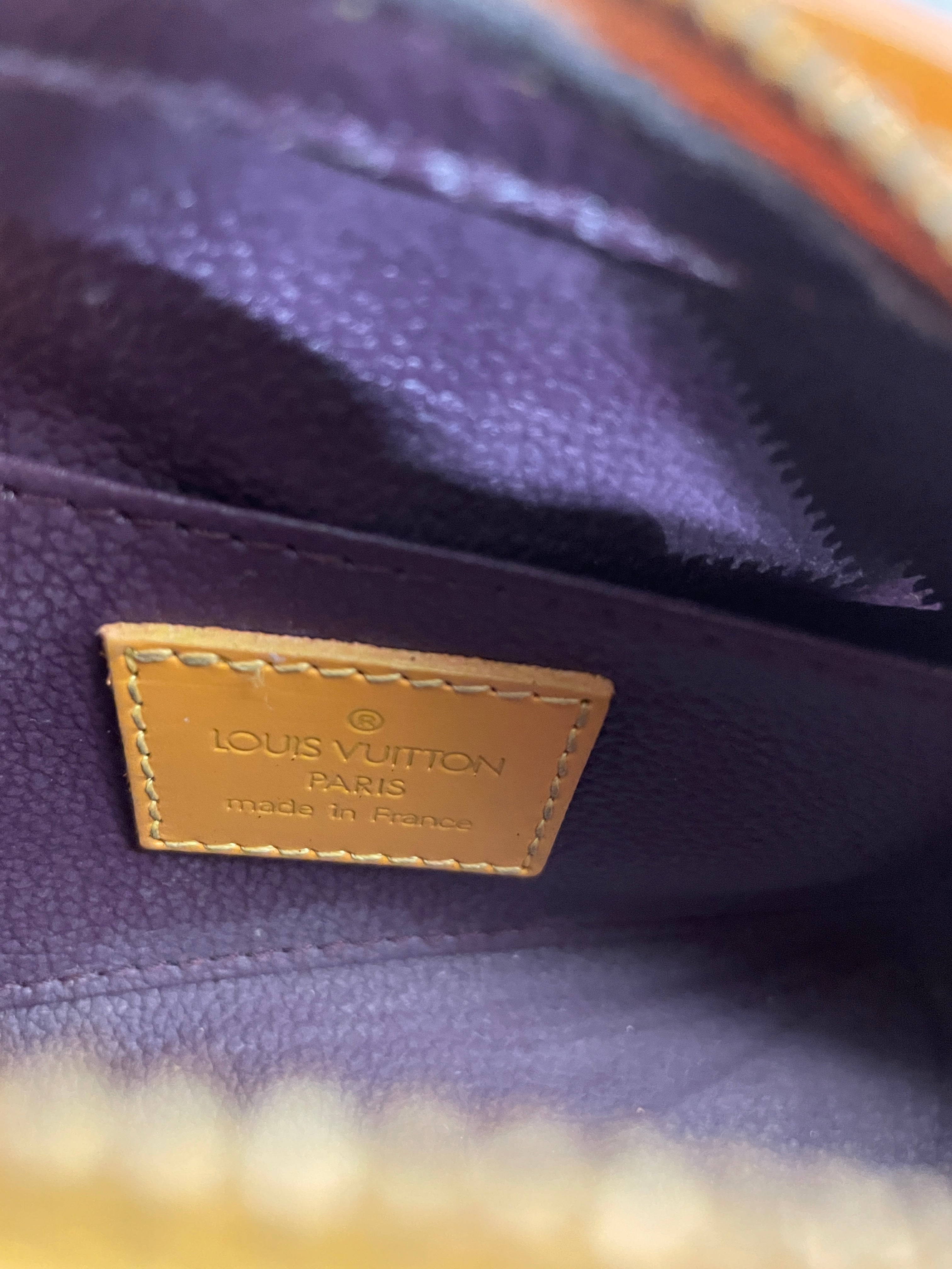 LOUIS VUITTON/Pouch/Leather/YEL/Dauphine PM POUCH view 4