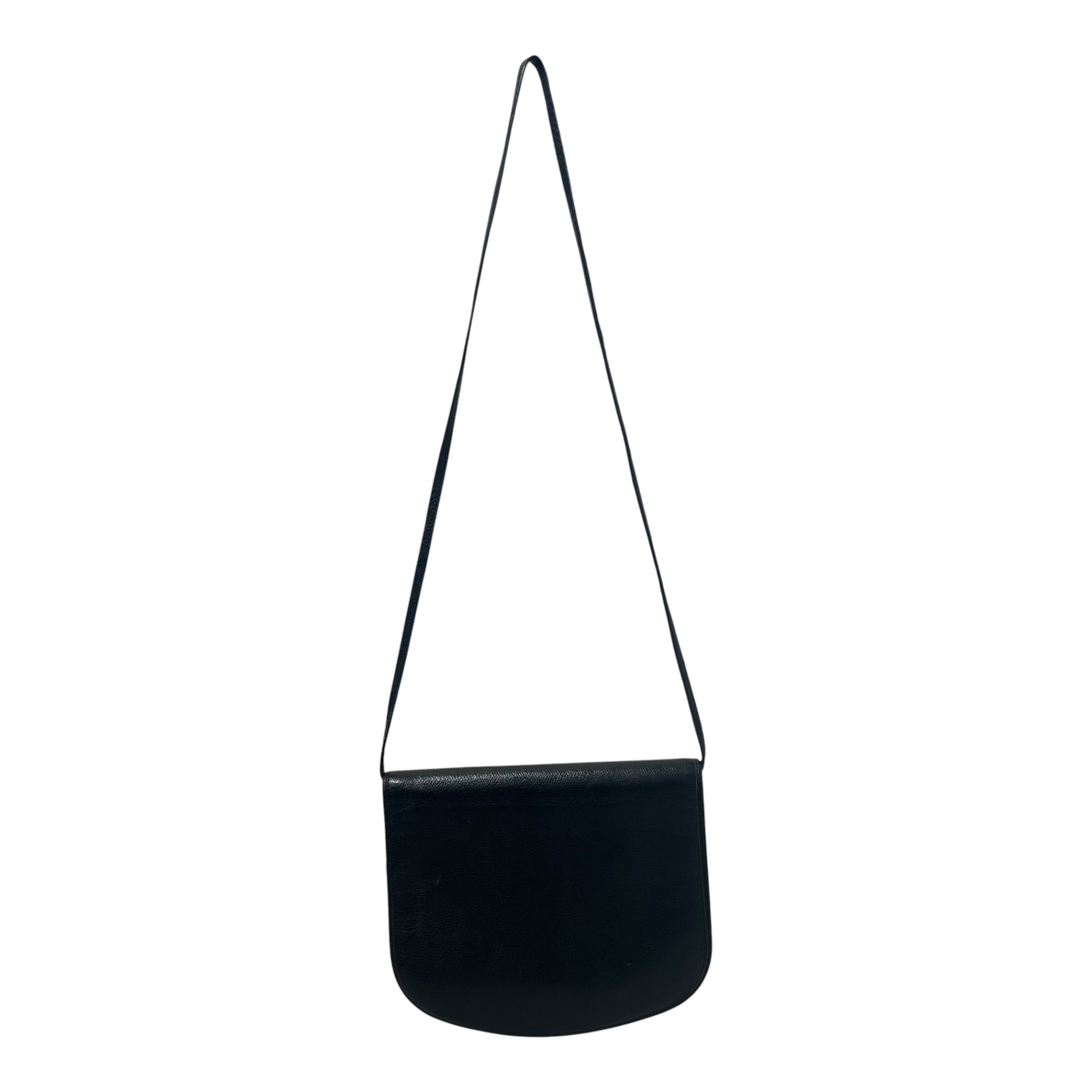 Christian Dior/Cross Body Bag/Leather/BLK/Cross Body view 8