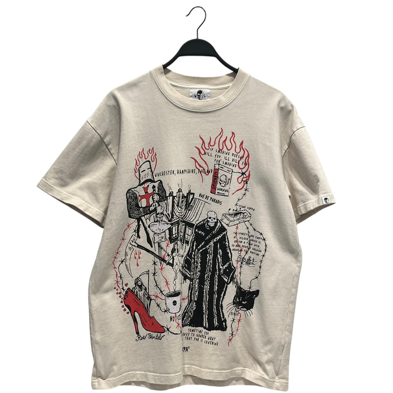 WARREN LOTAS/T-Shirt/M/Cotton/CRM/Graphic/EUROPA