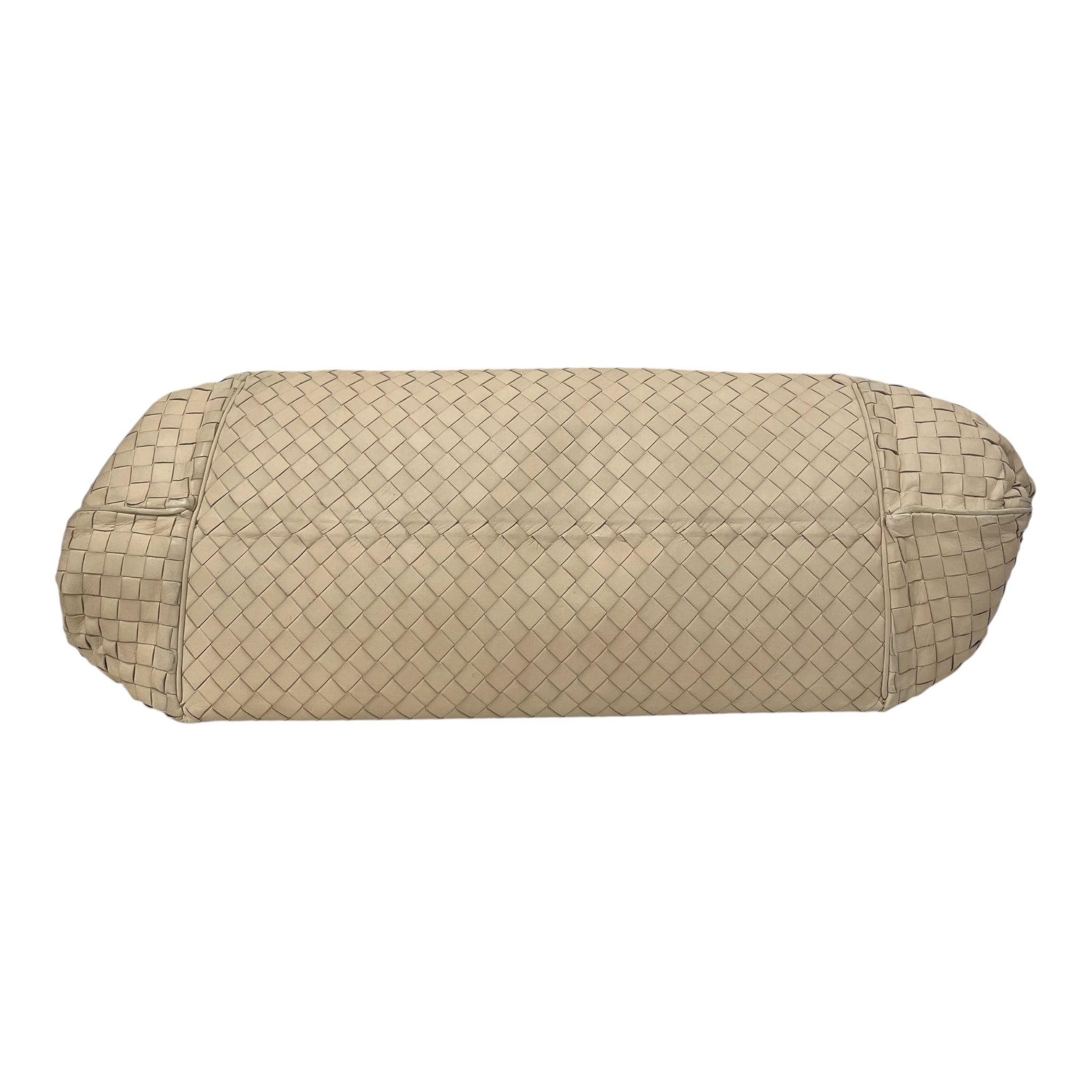 BOTTEGA VENETA/Tote Bag/Leather/CRM/INTRECCIATO WEAVE view 3