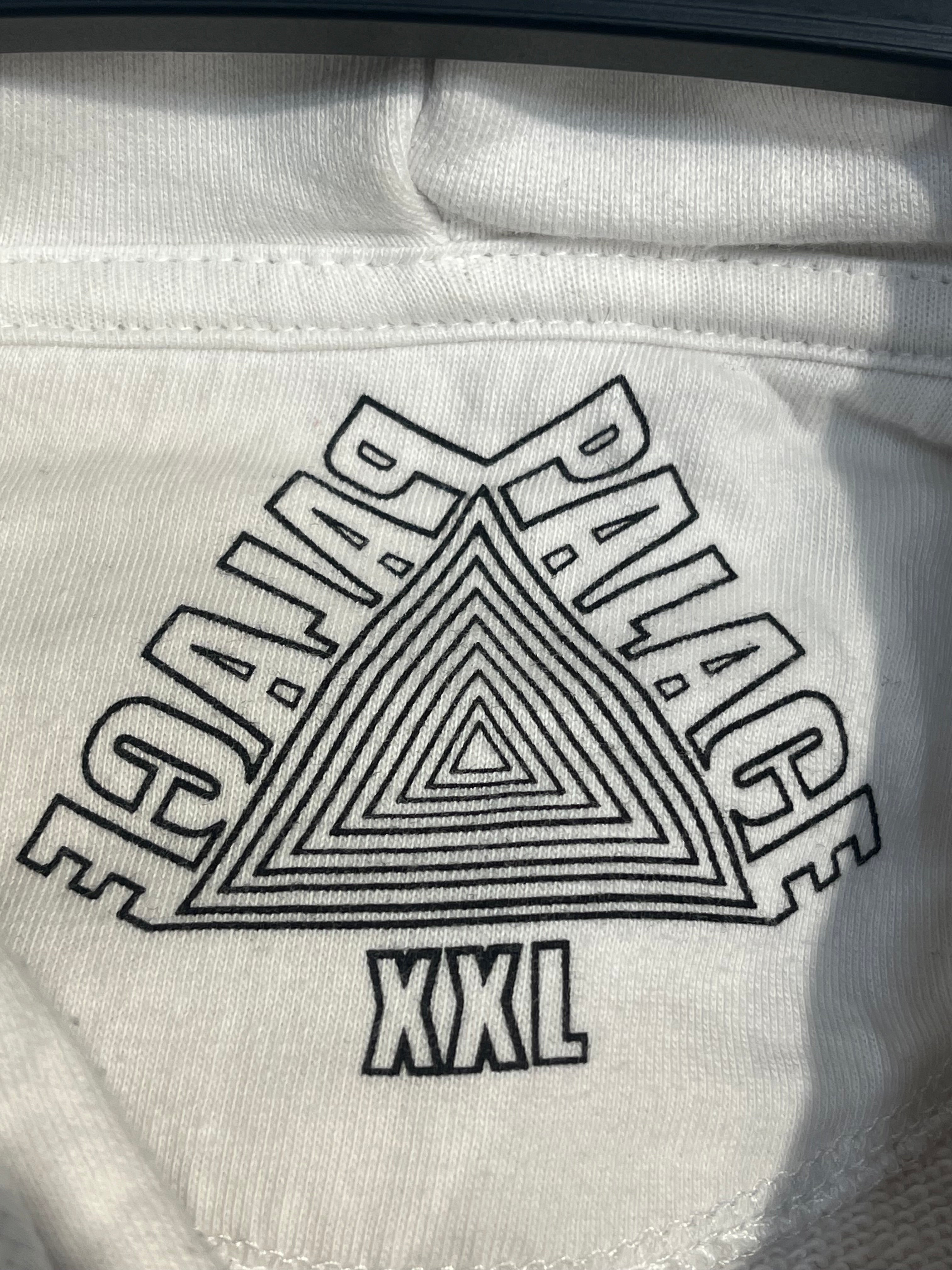 PALACE/Hoodie/XXL/Cotton/WHT/PALACE SURF CO view 3