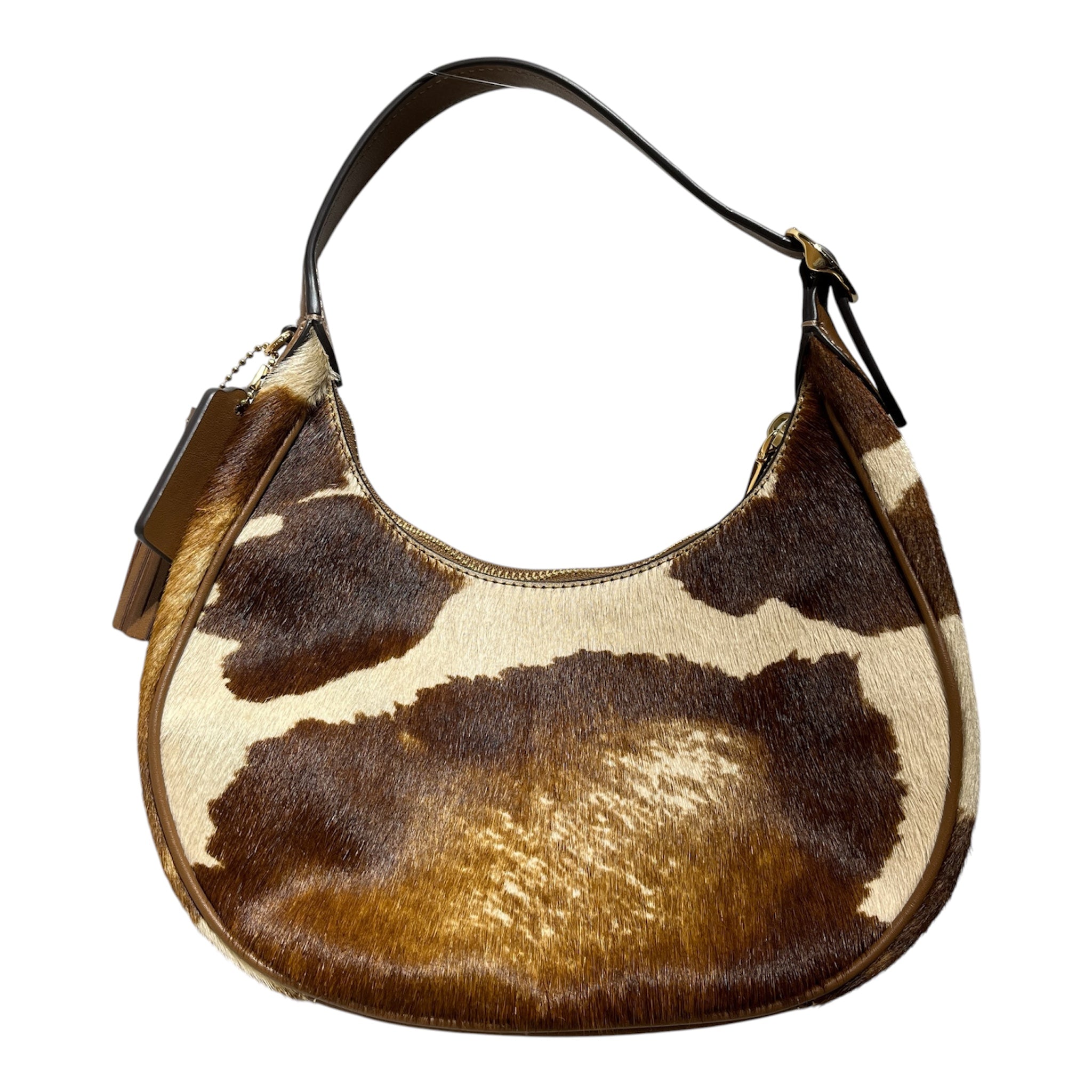 COACH/Hand Bag/Cowhide/BRW/CALFPRINT view 2