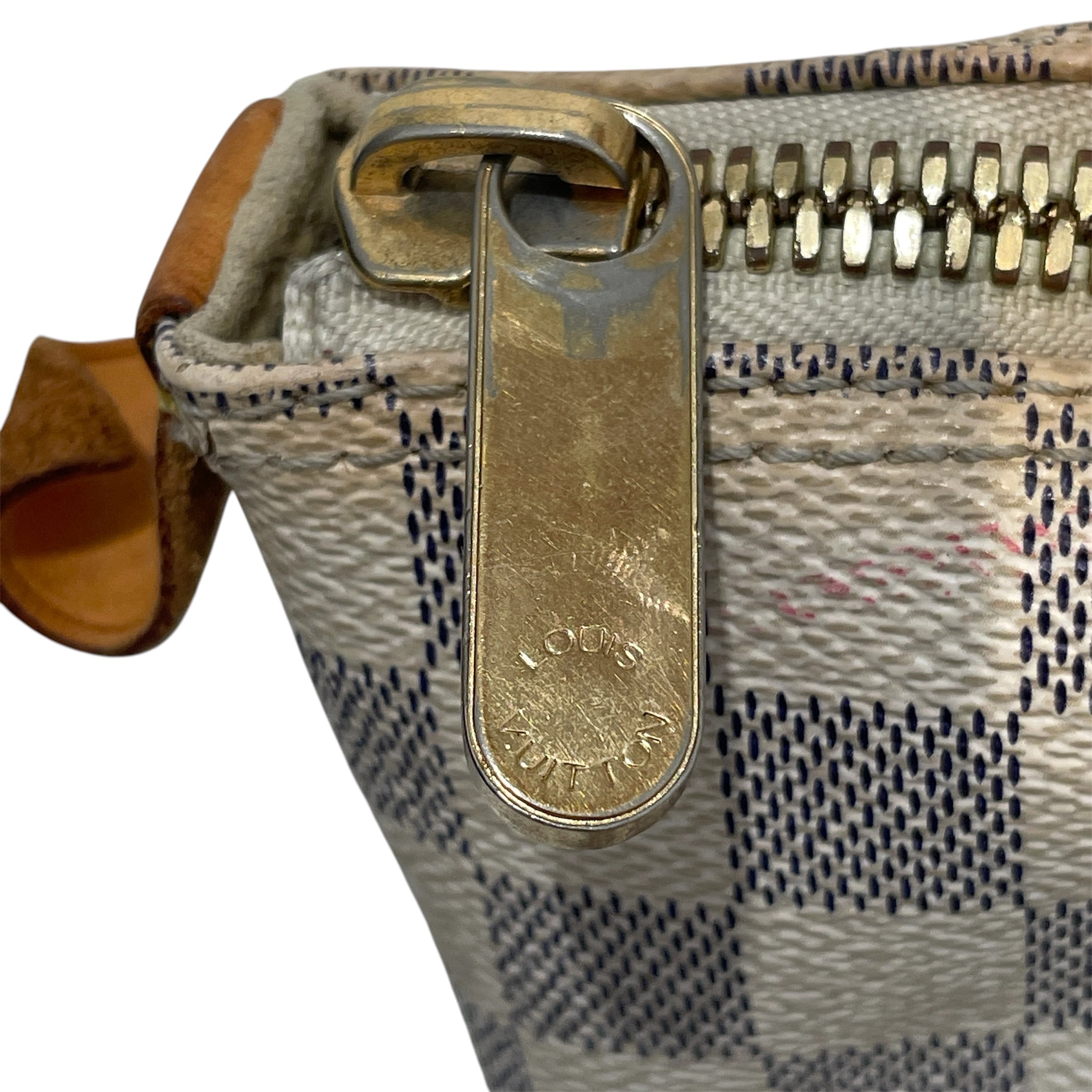 LOUIS VUITTON/Bag/Monogram/Leather/WHT/Damier Azur view 6