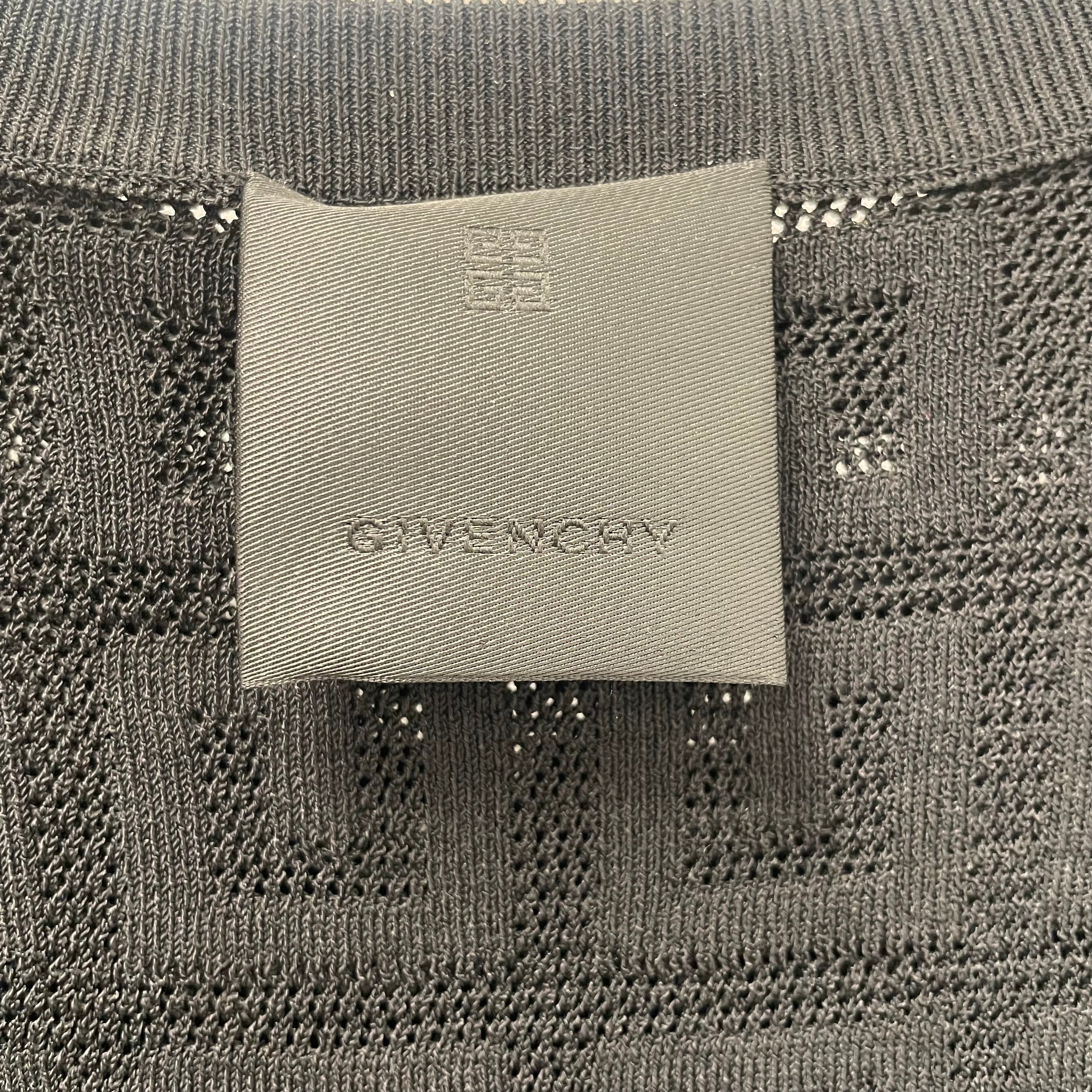 GIVENCHY/T-Shirt/XS/Monogram/Polyester/BLK/4G JAQUARD SWEATER view 3