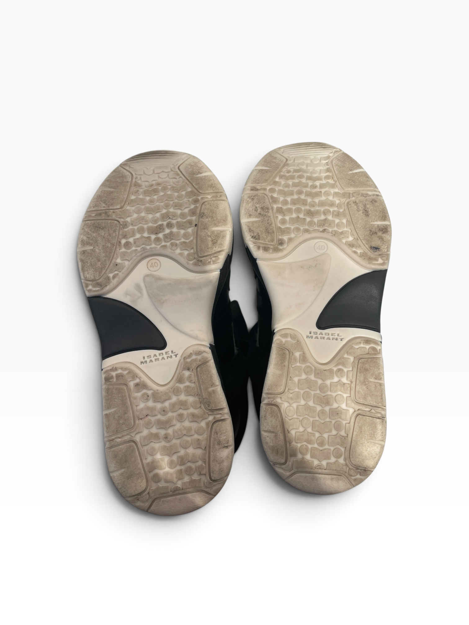 ISABEL MARANT/Hi-Sneakers/US 8.5/Suede/BLK/balskee hightop wedge view 3