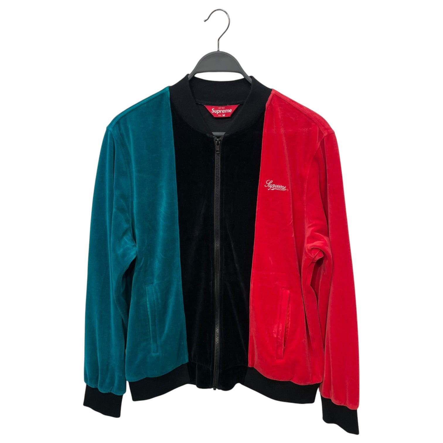 Supreme/Jacket/M/Cotton/MLT/Border/Velour Zip Up '18 view 1