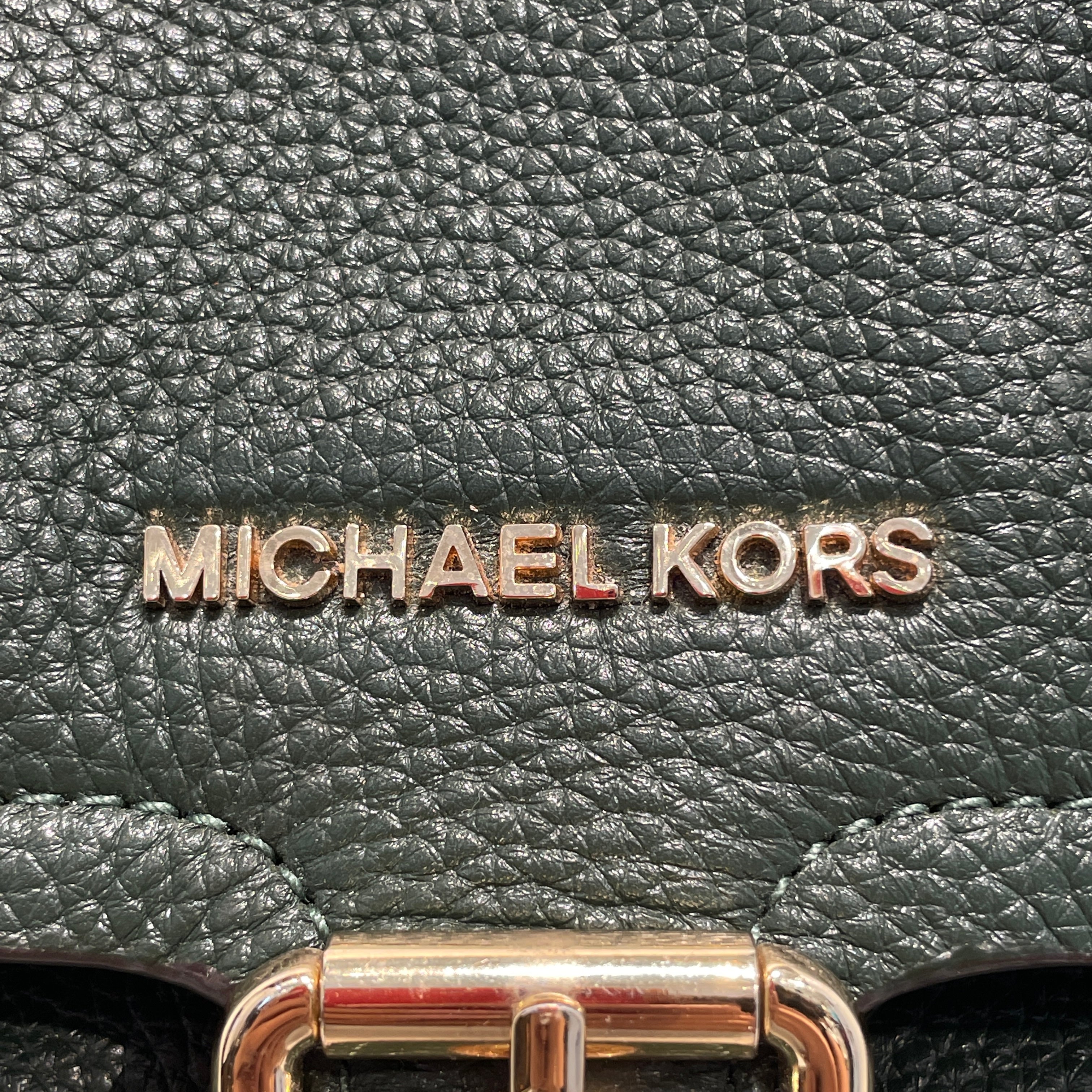 MICHAEL KORS/Backpack/Leather/GRN/Leahter BAckpack view 5