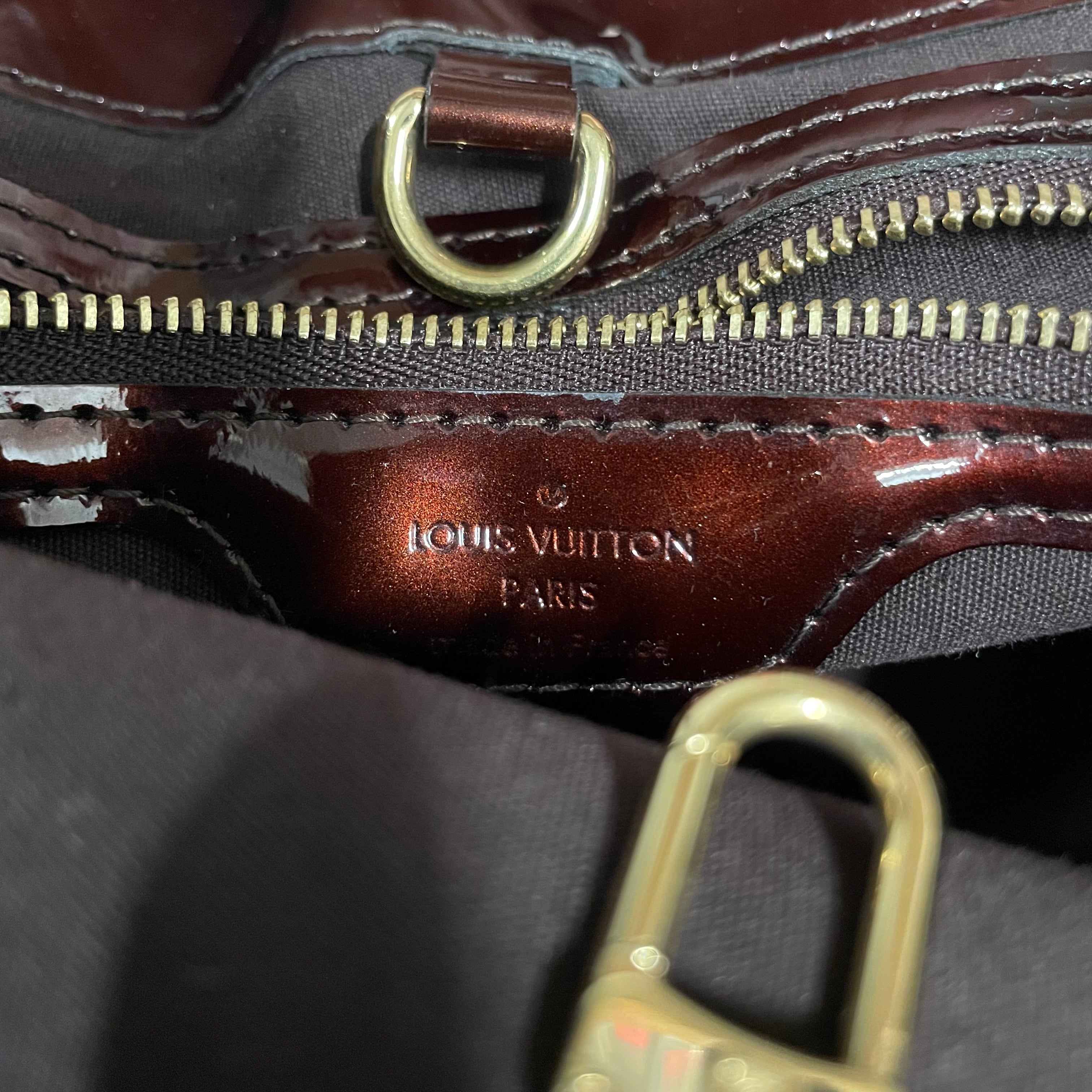 LOUIS VUITTON/Bag/Monogram/Leather/BRD/VERNIS WILSHIRE BAG/GOLD HARDW view 5
