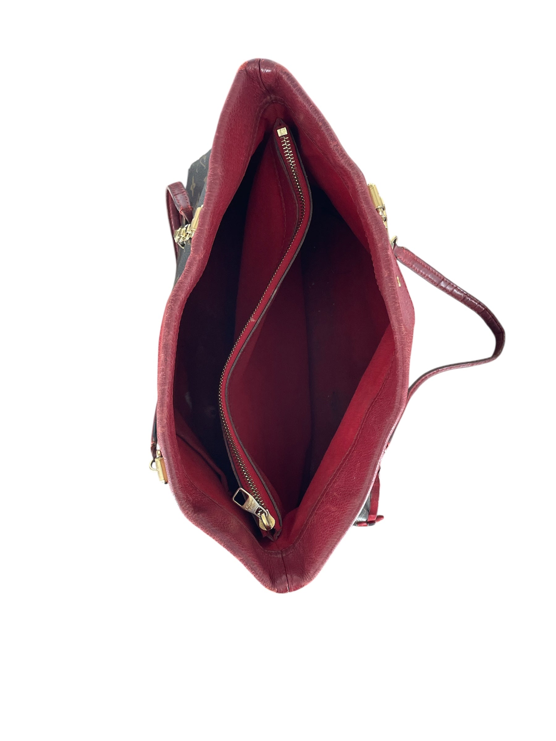 LOUIS VUITTON/Tote Bag/Monogram/Leather/BRW/MONOGRAM PALLAS SHOPPER view 4