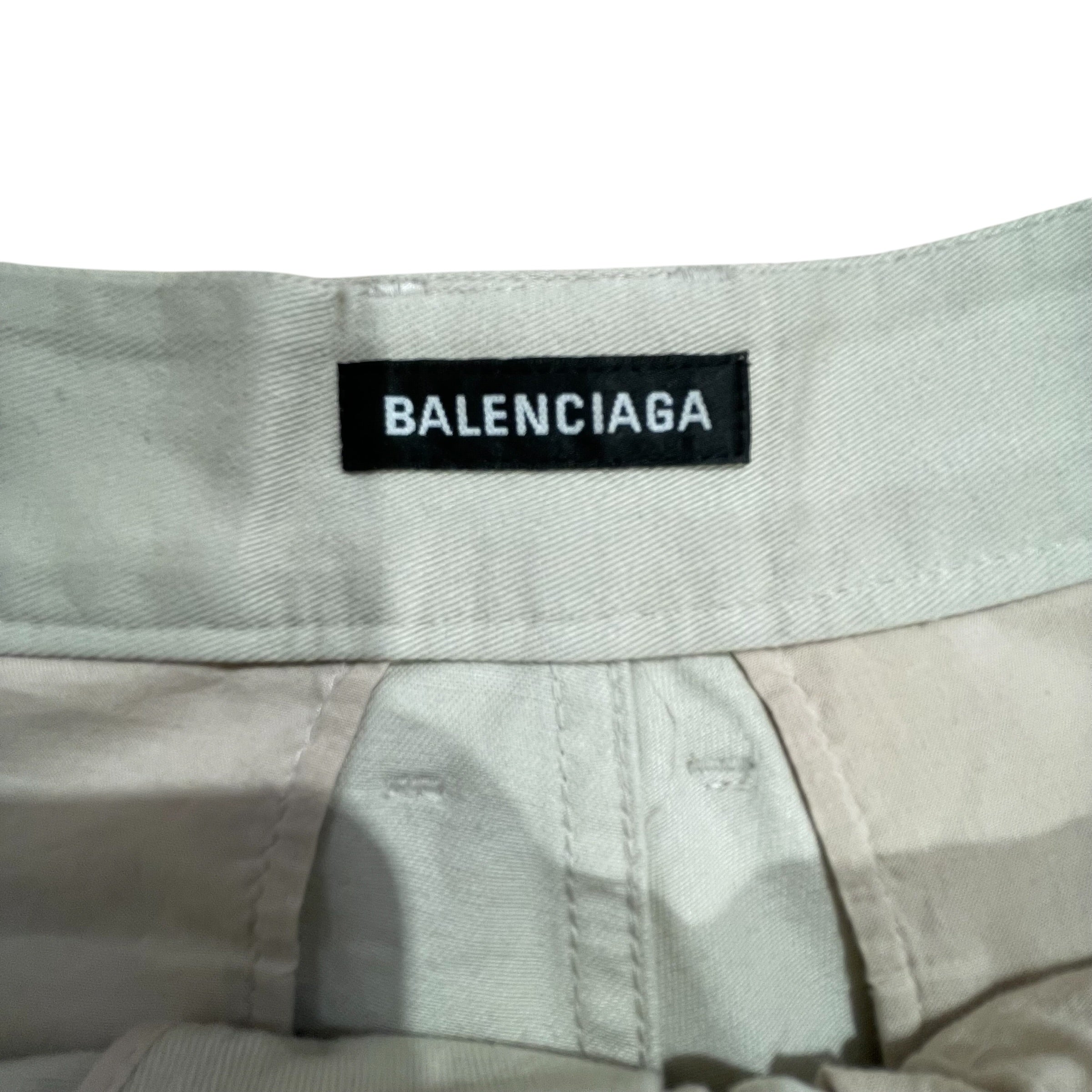 BALENCIAGA/Cargo Pants/M/Cotton/BEG/large cargo pants view 3