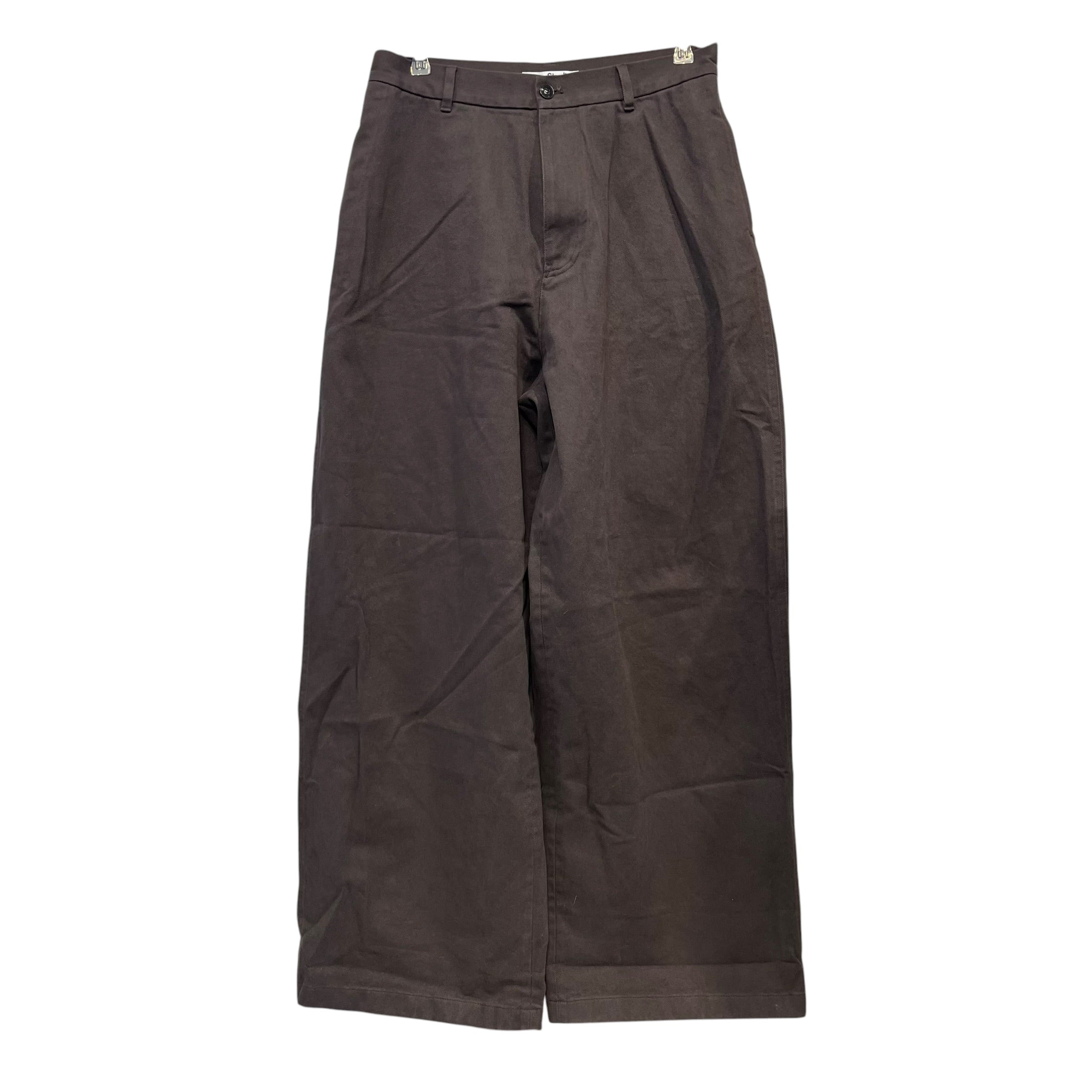 Acne Studios/Wide Leg Pants/36/Cotton/BRW/wide leg trouser view 1