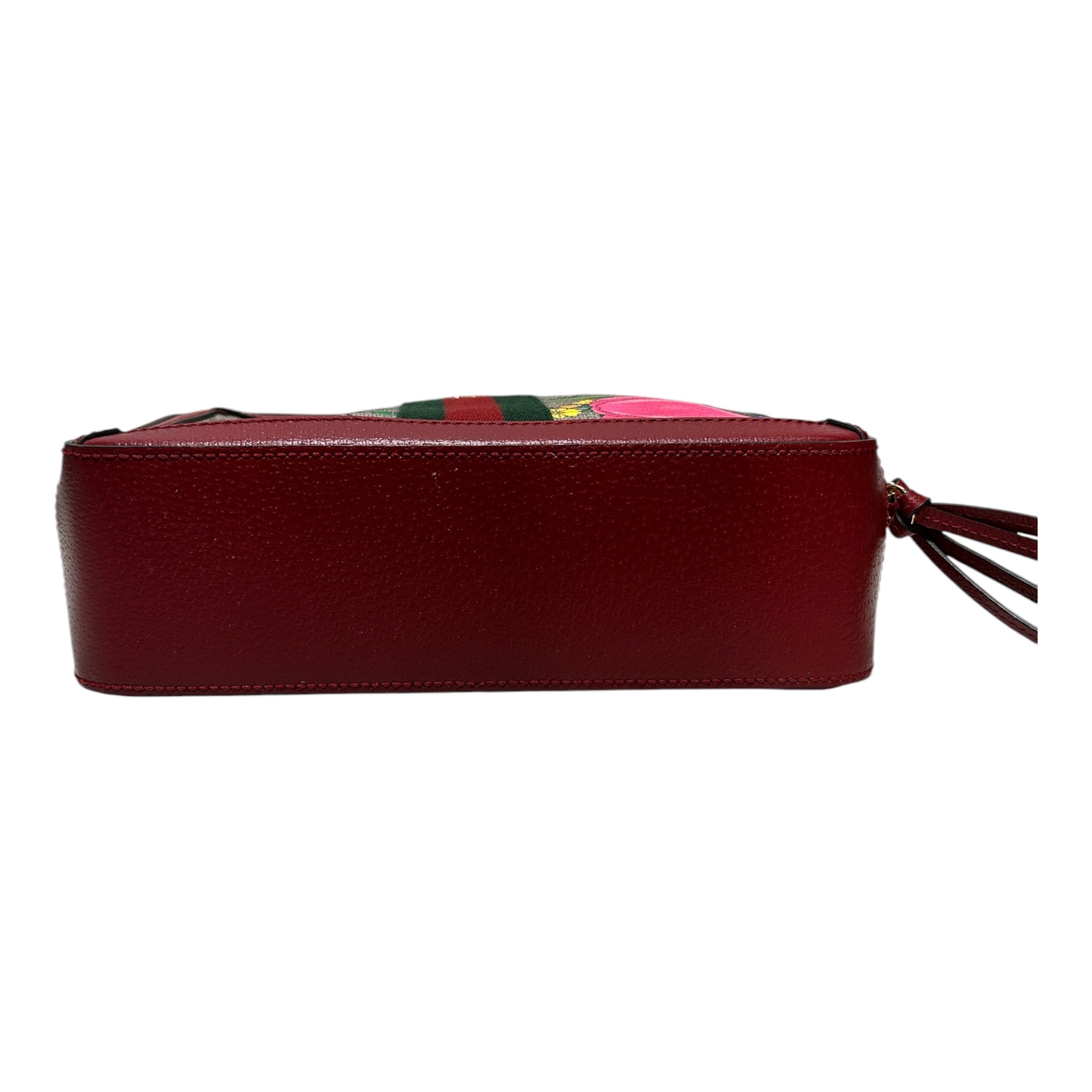 GUCCI/Bag/Monogram/Leather/RED/OPHIDIA GG FLORAL SHOULDER BAG view 3