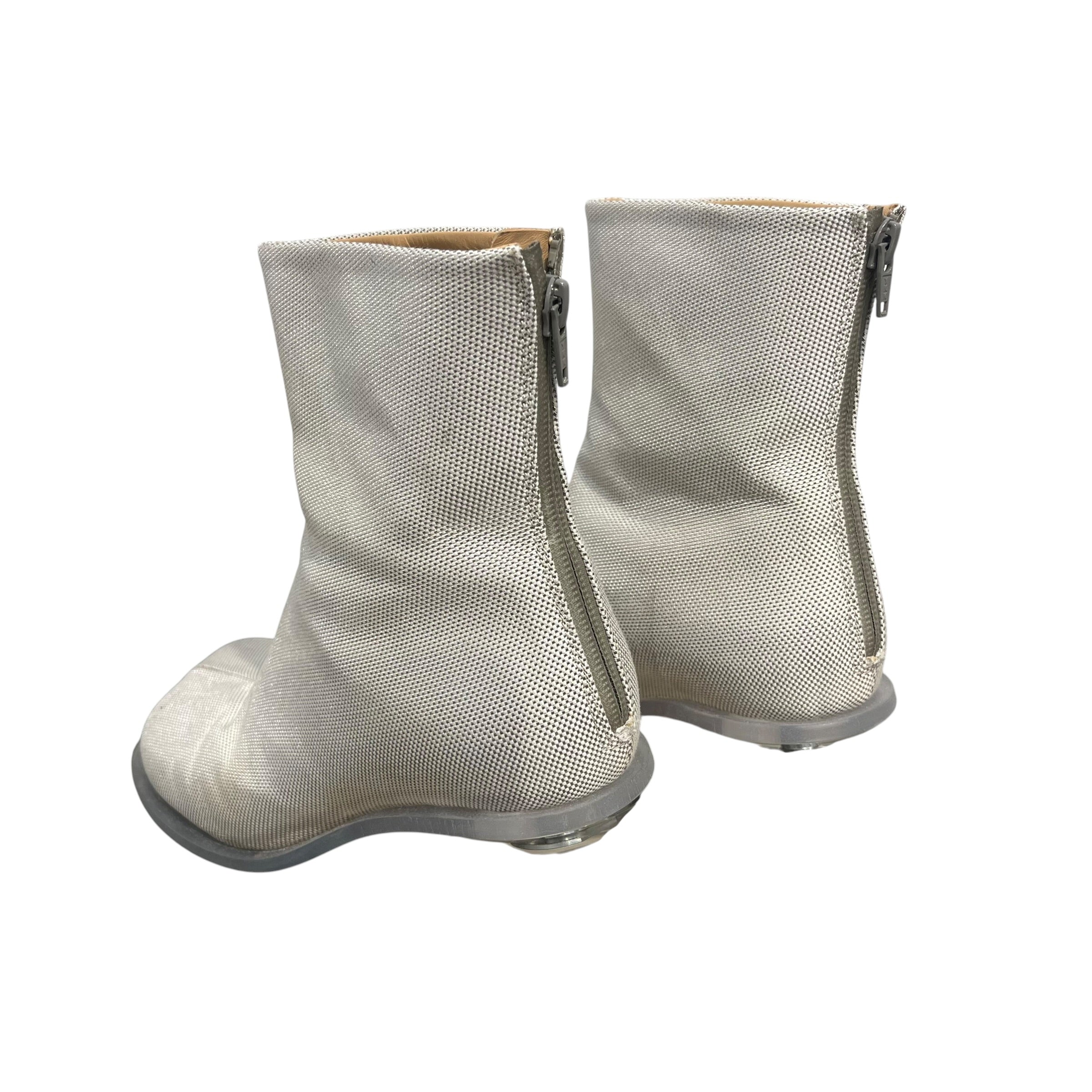MM6/Booties/EU 38.5/GRY/ANATOMIC BLOCK CLEAR HEEL view 2