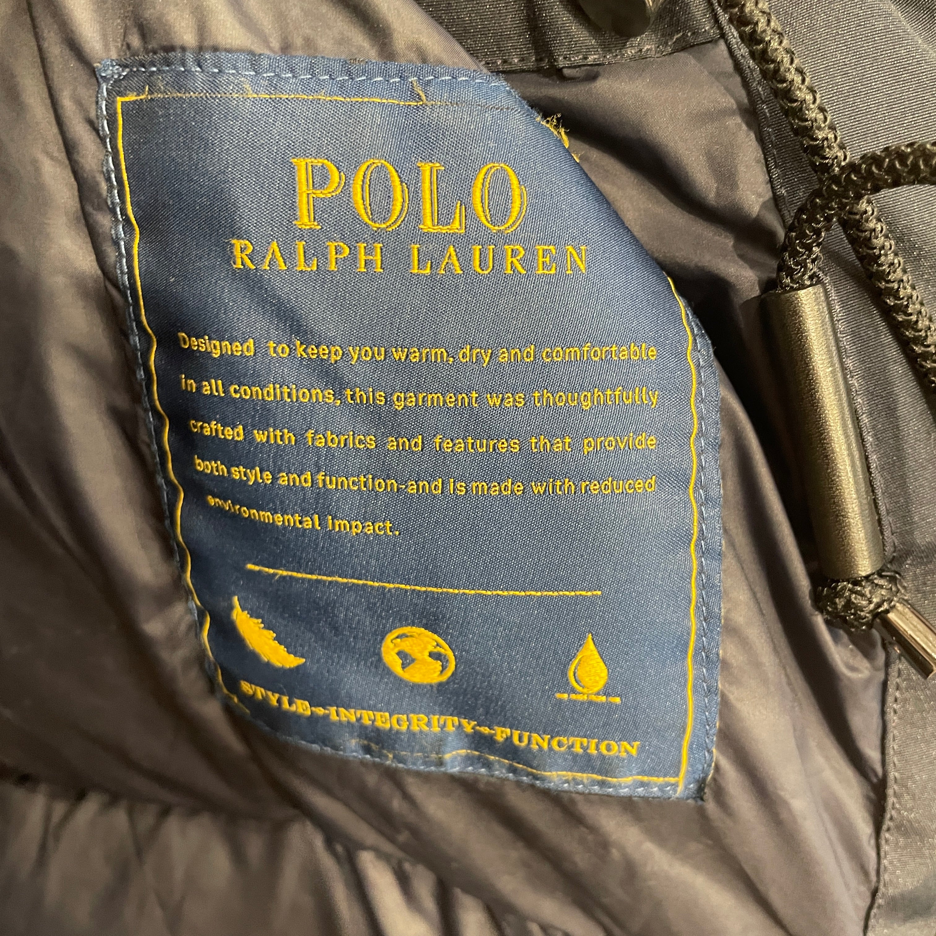 POLO RALPH LAUREN/Peacoat/S/Nylon/NVY/QUAD POCKET/FUR TRIM HOOD view 5