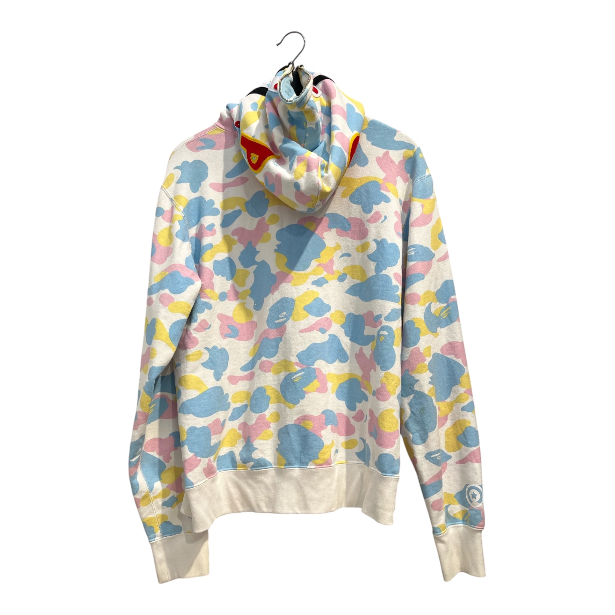 A BATHING APE/Zip Up Hoodie/L/Camouflage/Cotton/MLT/COTTON CANDY CAMO PONR view 2