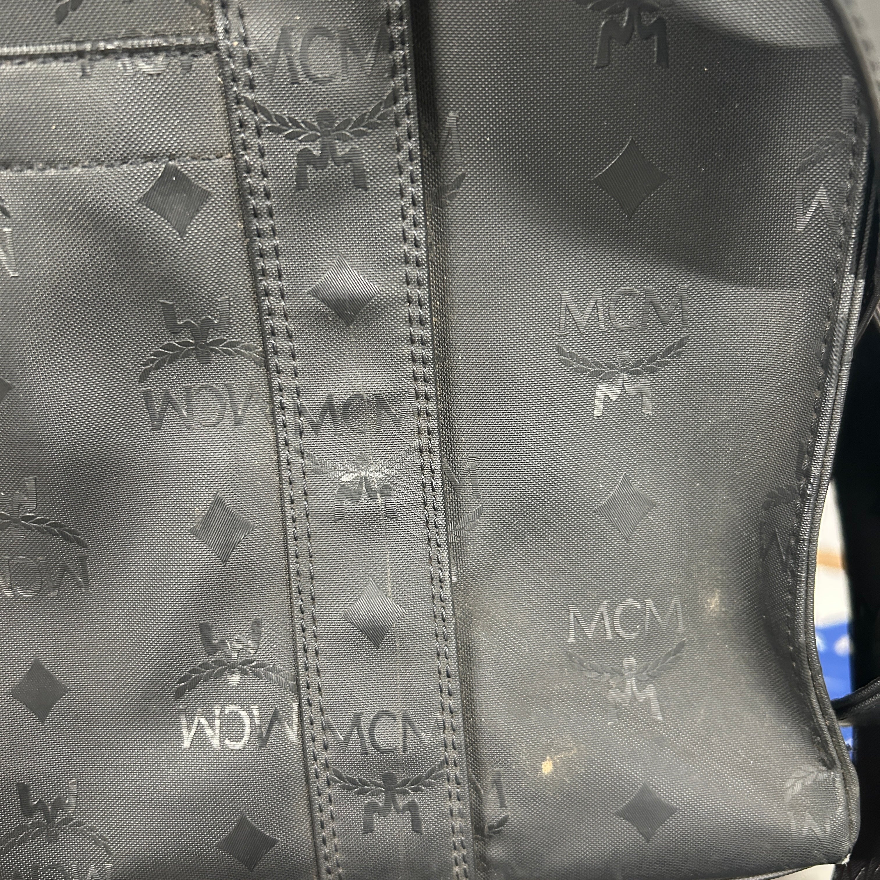 MCM/Bag/Monogram/Nylon/BLK/VINTAGE TOTE view 7