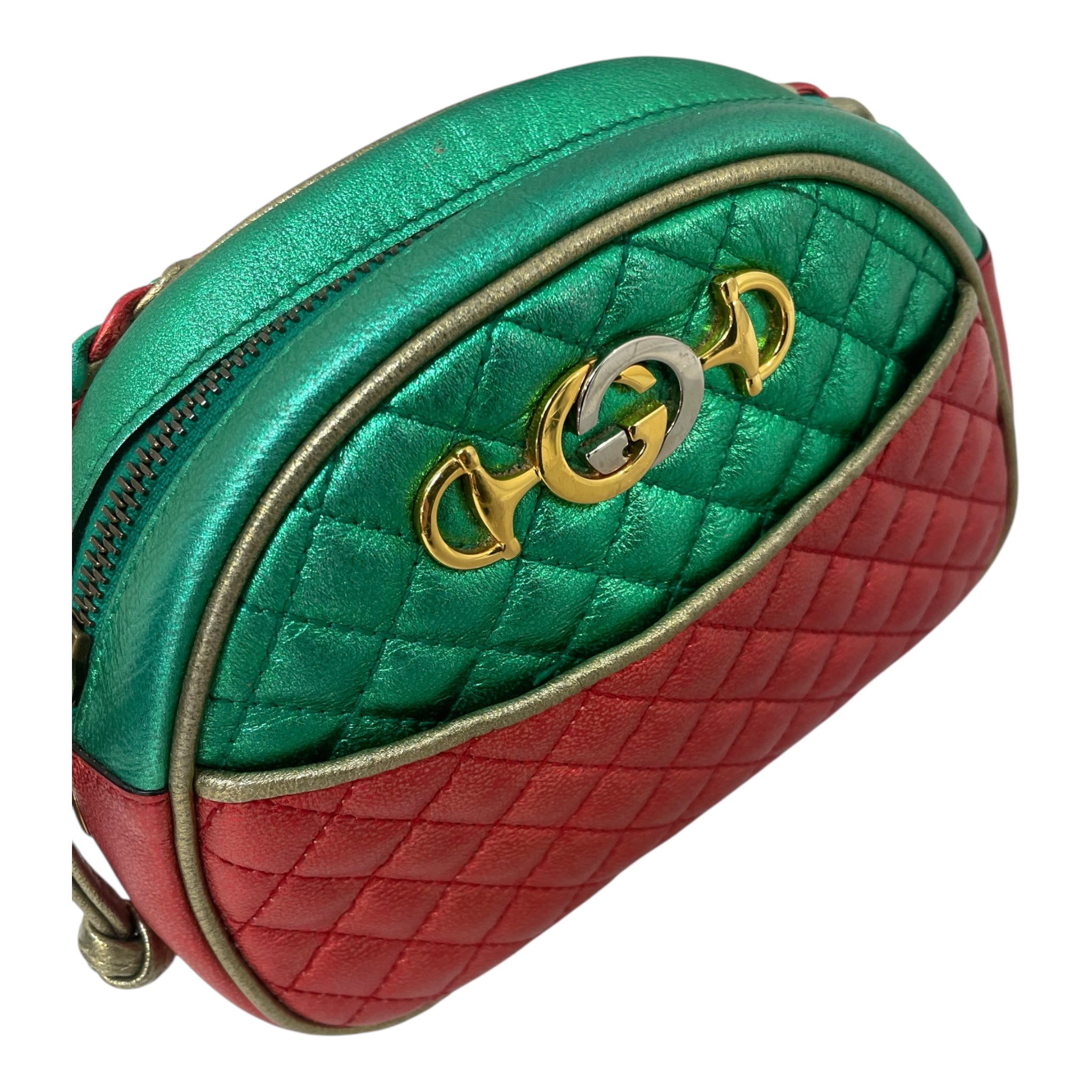 GUCCI/Cross Body Bag/Leather/MLT/Quilted Zumi view 5