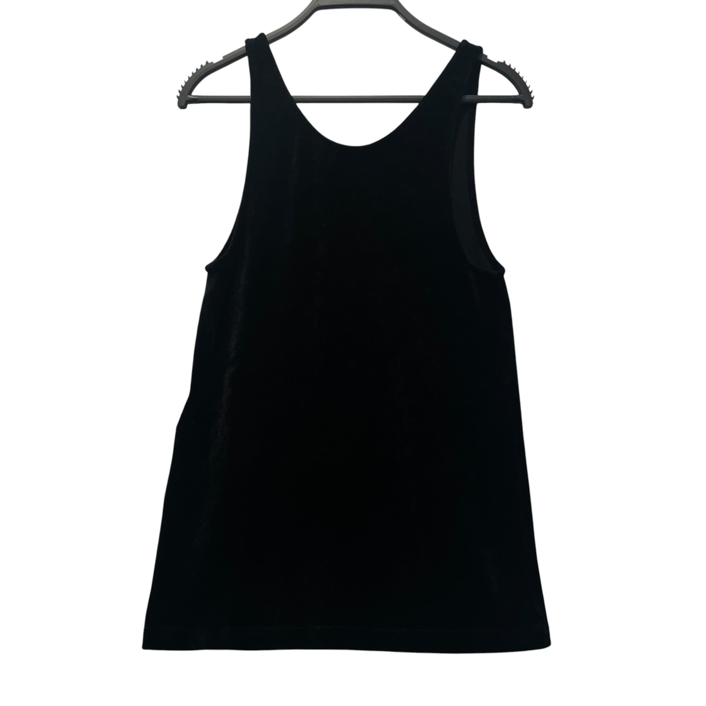 YVES SAINT LAURENT/Tank Top/S/Cotton/BLK/Logo Tank TOp view 4