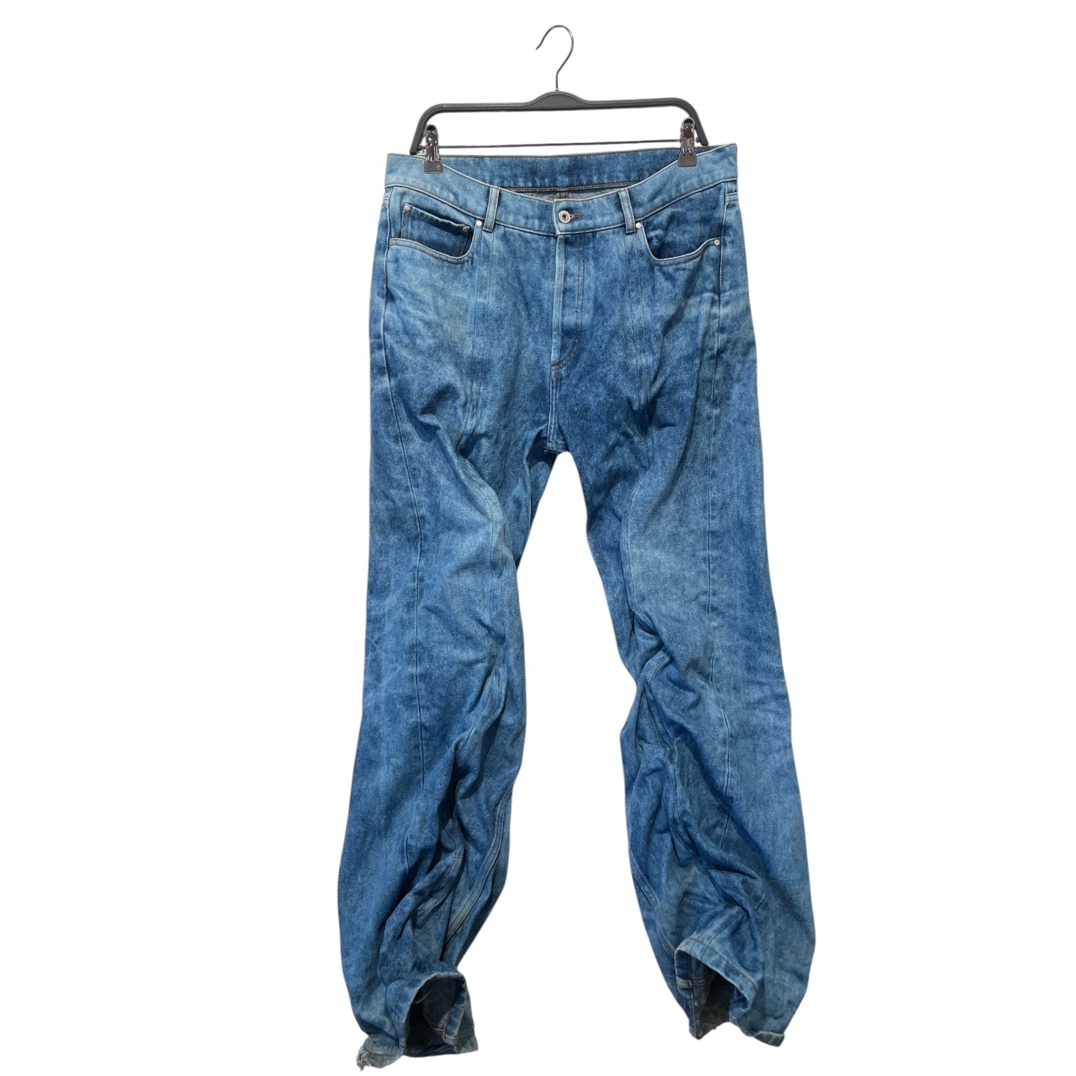 Y/PROJECT/Wide Leg Pants/31/Cotton/IDG/WIRE JEANS view 1