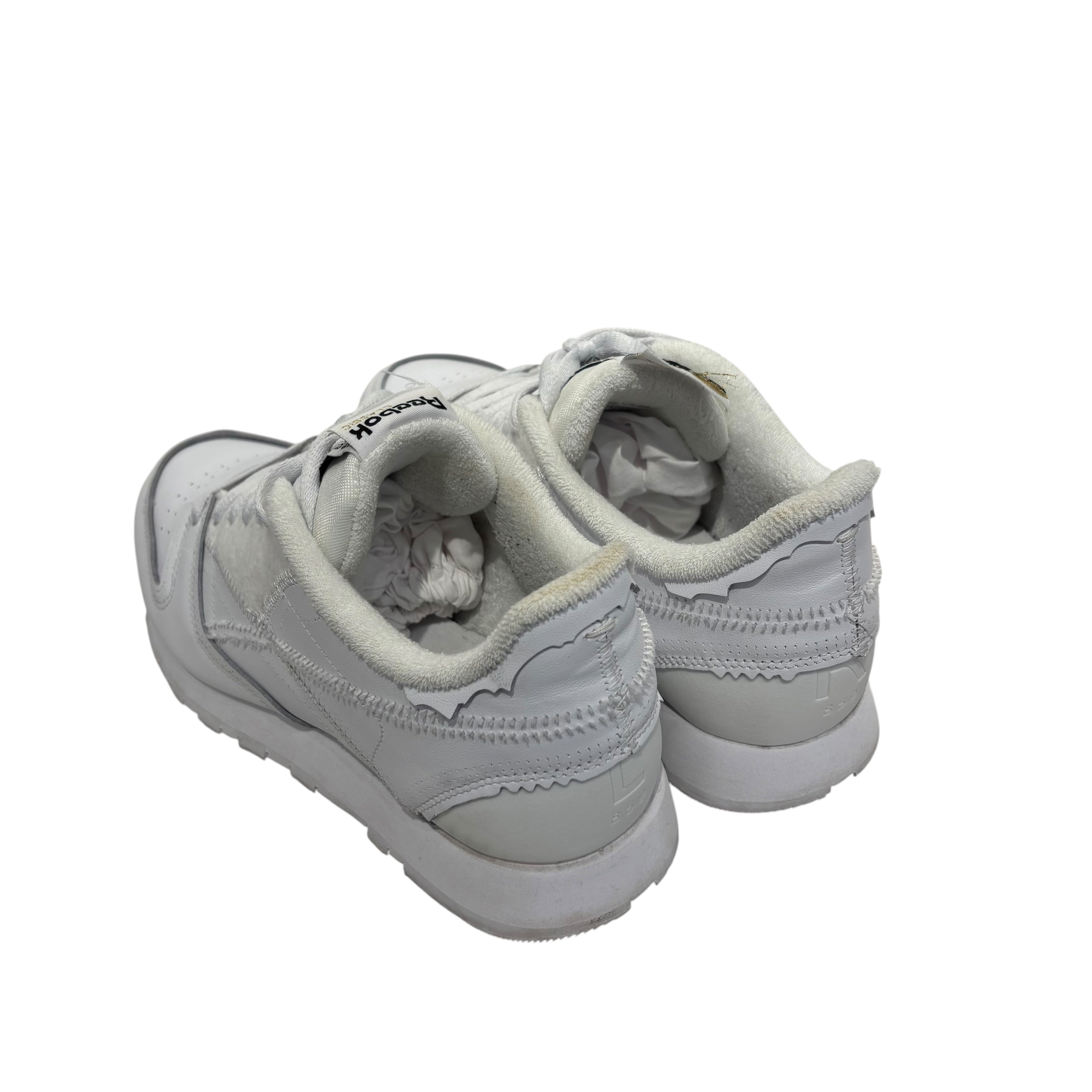 Maison Margiela/Low-Sneakers/US 9/Leather/WHT/leather memory of view 2