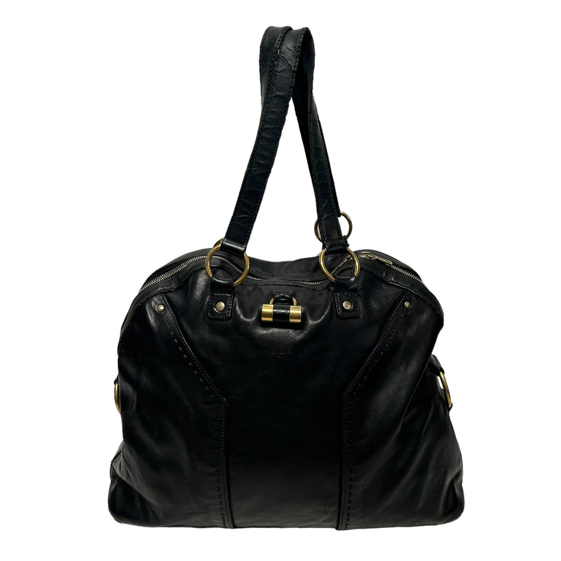 YVES SAINT LAURENT/Tote Bag/Leather/BLK/