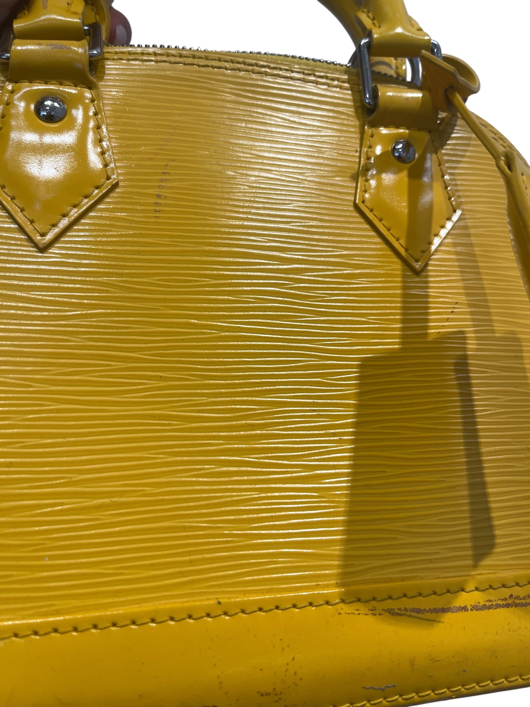 LOUIS VUITTON/Hand Bag/Yellow/Leather/ALMA BB_EPI/M40866 view 6