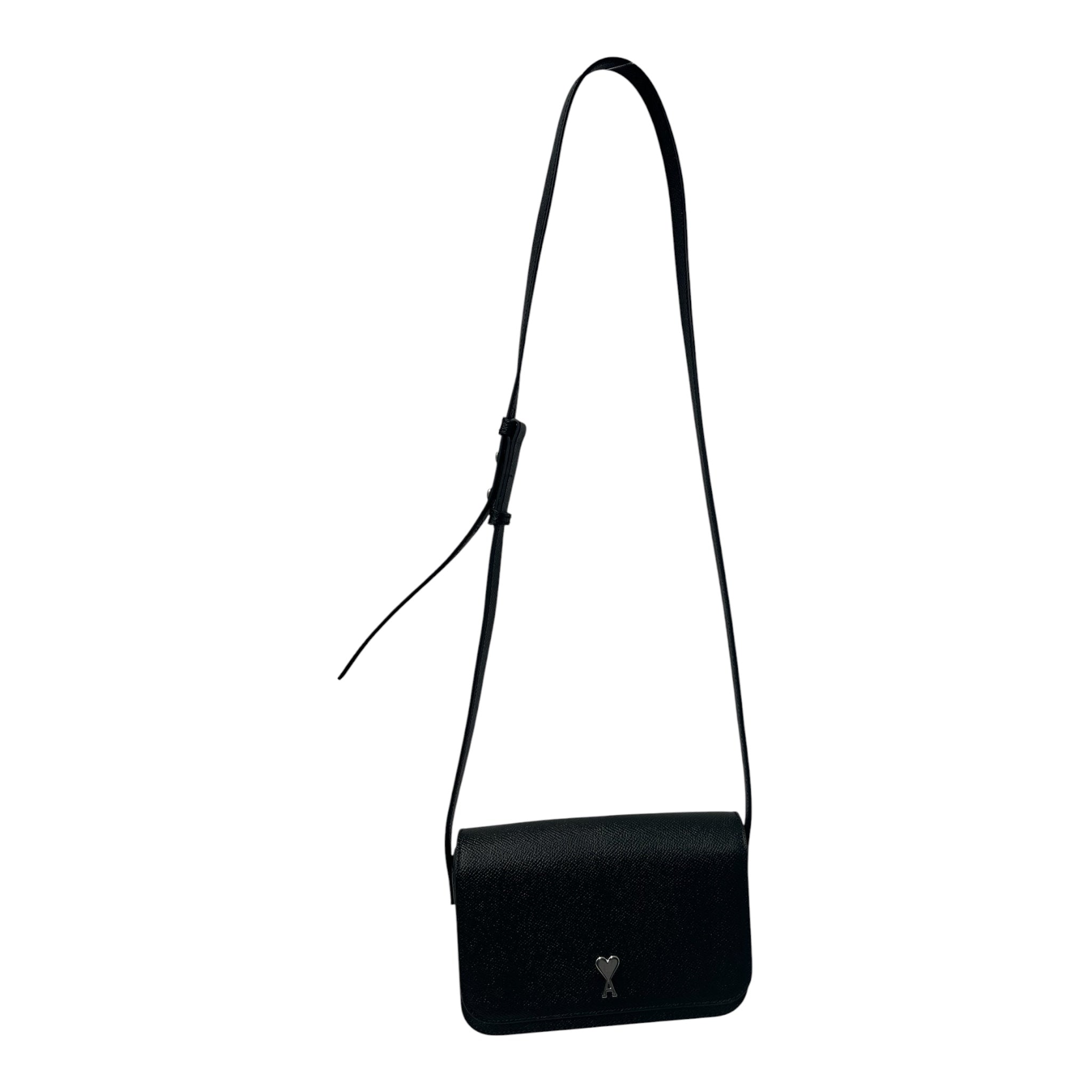 ami alexandre mattiussi/Cross Body Bag/Leather/BLK/ view 1