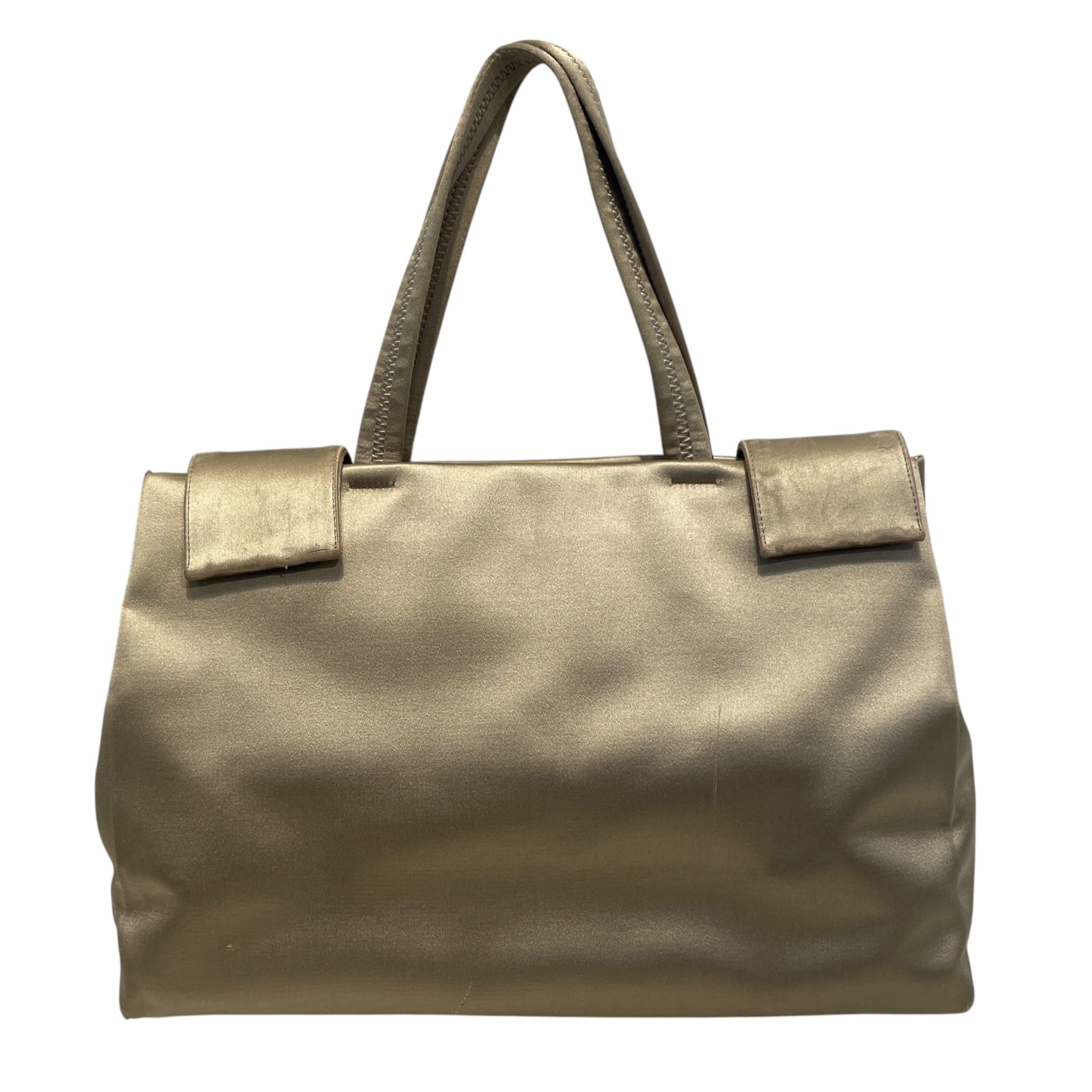 PRADA/Tote Bag/Cotton/BEG/Triangle City Tote view 1
