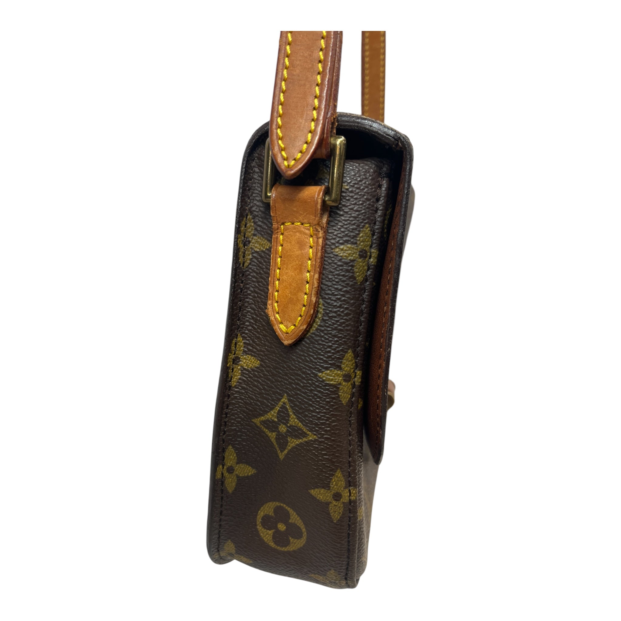 LOUIS VUITTON/Cross Body Bag/Monogram/Leather/BRW/SAINT CLOUD FRONT FLAP 881VI view 4