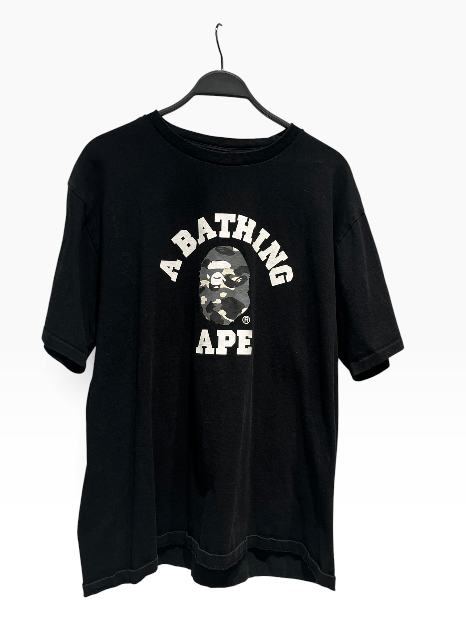 A BATHING APE/T-Shirt/XL/Cotton/BLK/Turtle Neck/Graphic/ view 1