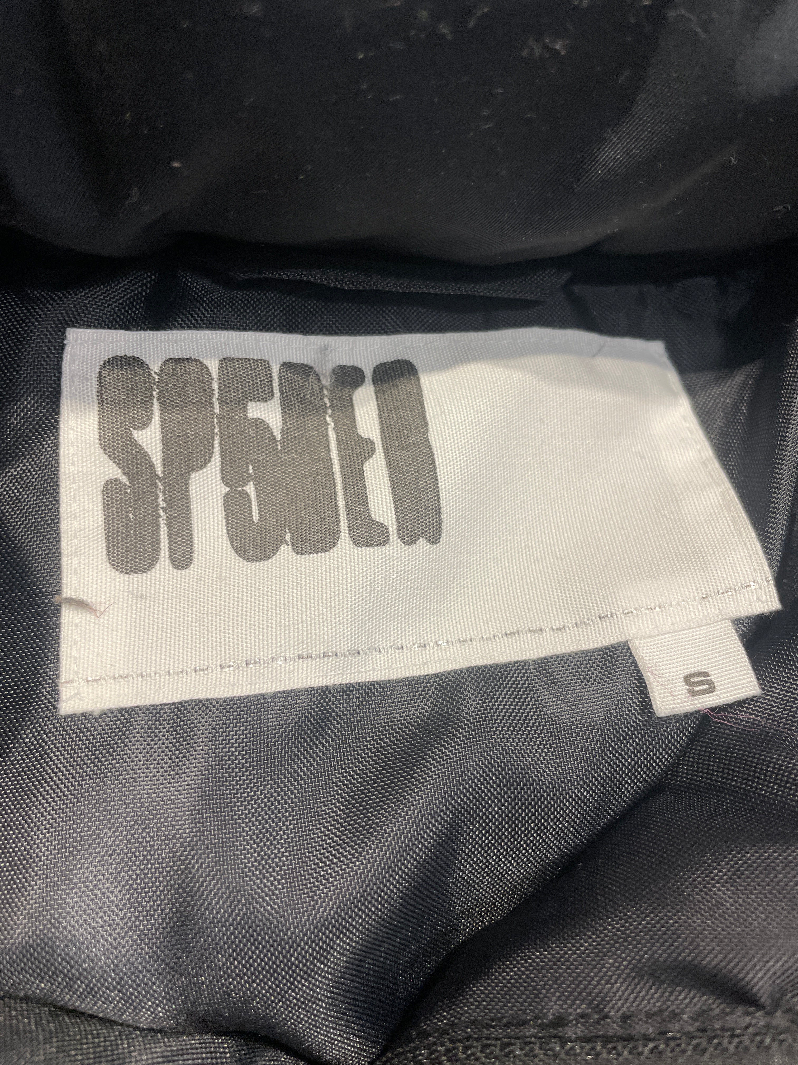 Sp5der/Puffer Jkt/S/Nylon/BLK/trackhawj puffer jacket view 3