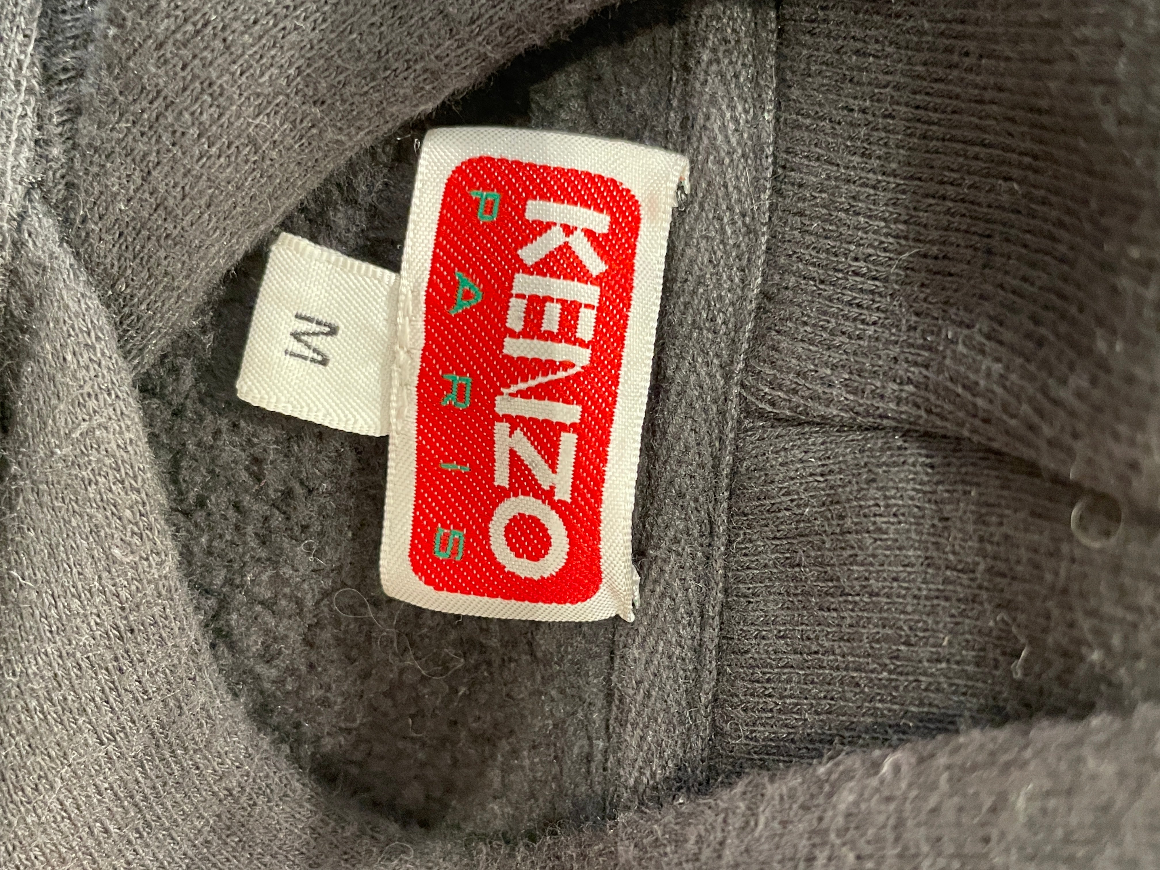 KENZO/Hoodie/M/Graphic/Cotton/BLK/ELEPHANT BACK GRAPHIC view 4