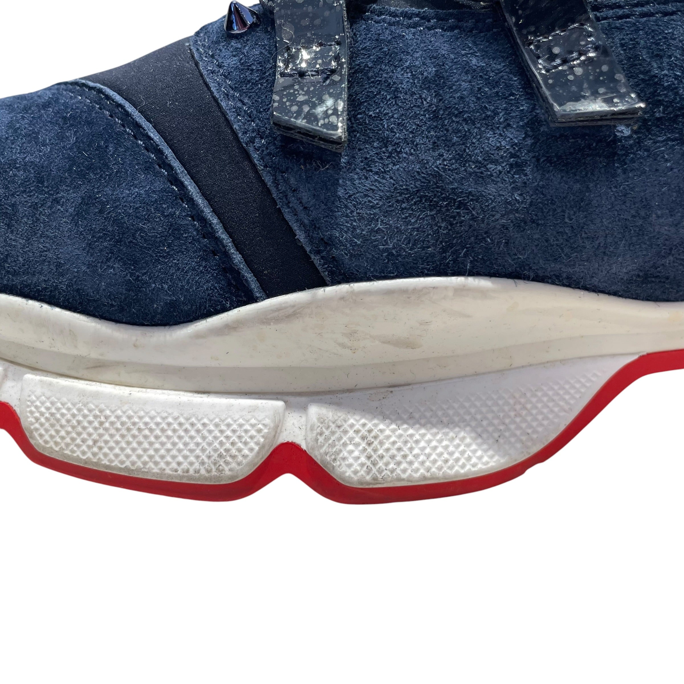 Christian Louboutin/Low-Sneakers/US 10/NVY/RUNNER TRAINERS view 6