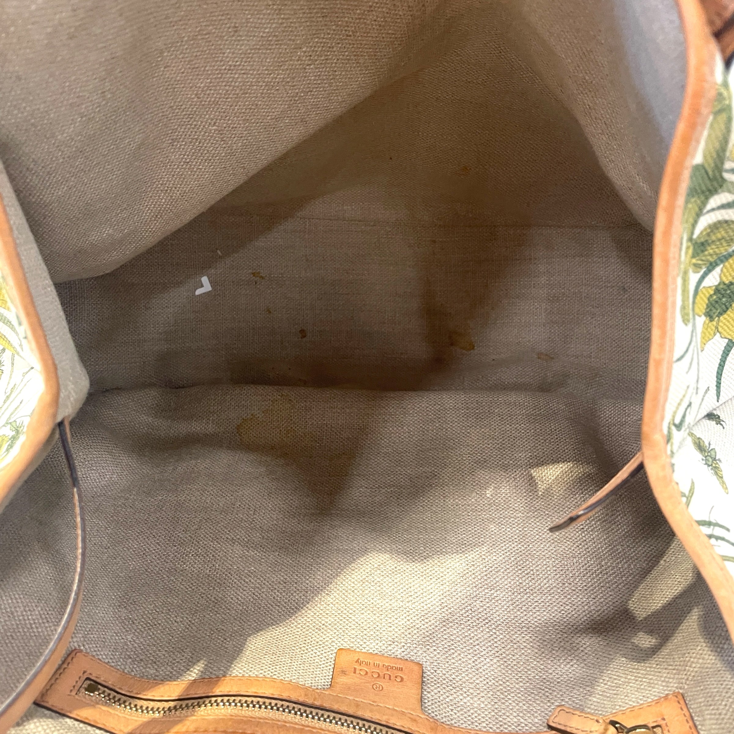 GUCCI/Hand Bag/Floral Pattern/Cotton/GRN/Flora Pelham view 4