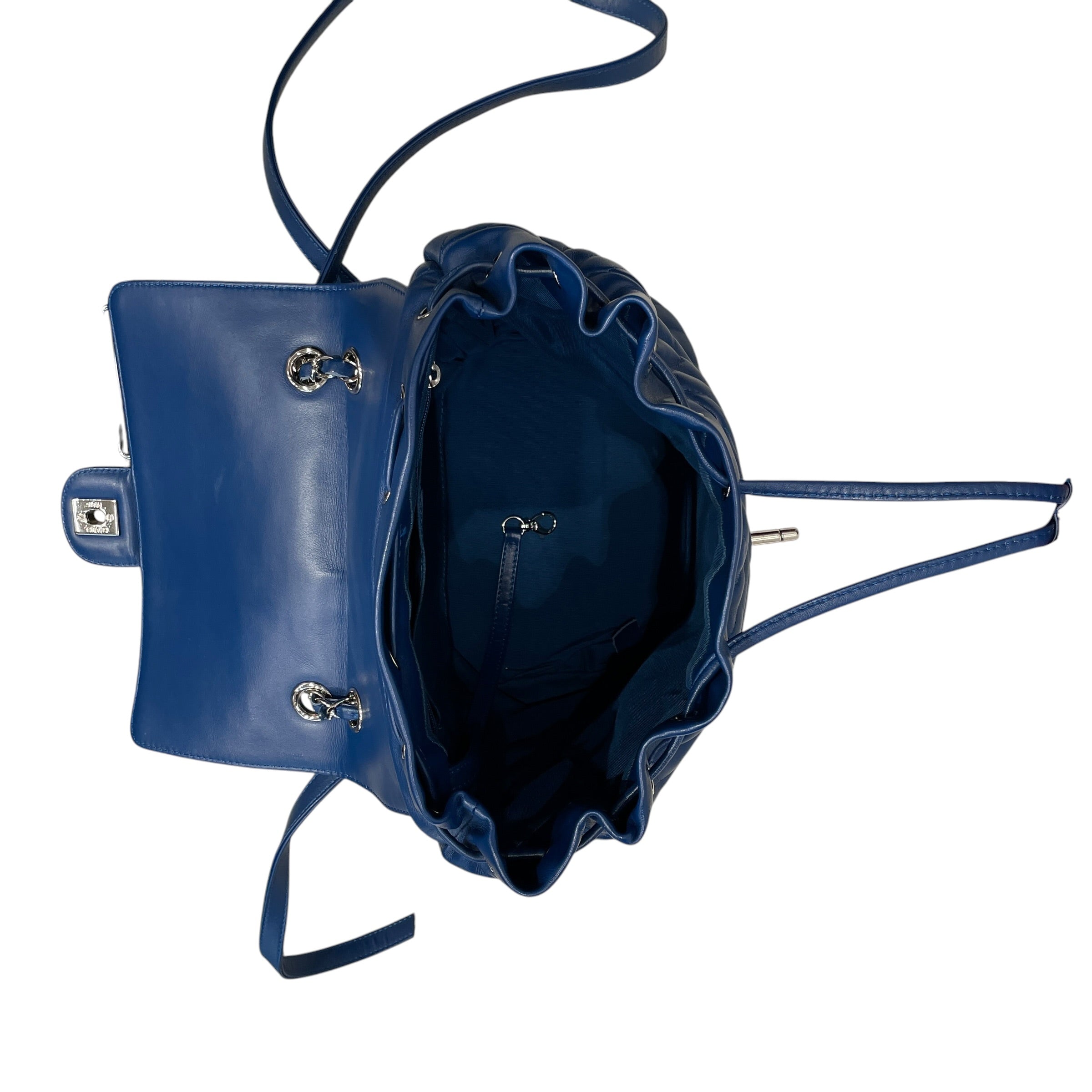 CHANEL/Backpack/Leather/BLU/23980698 view 6