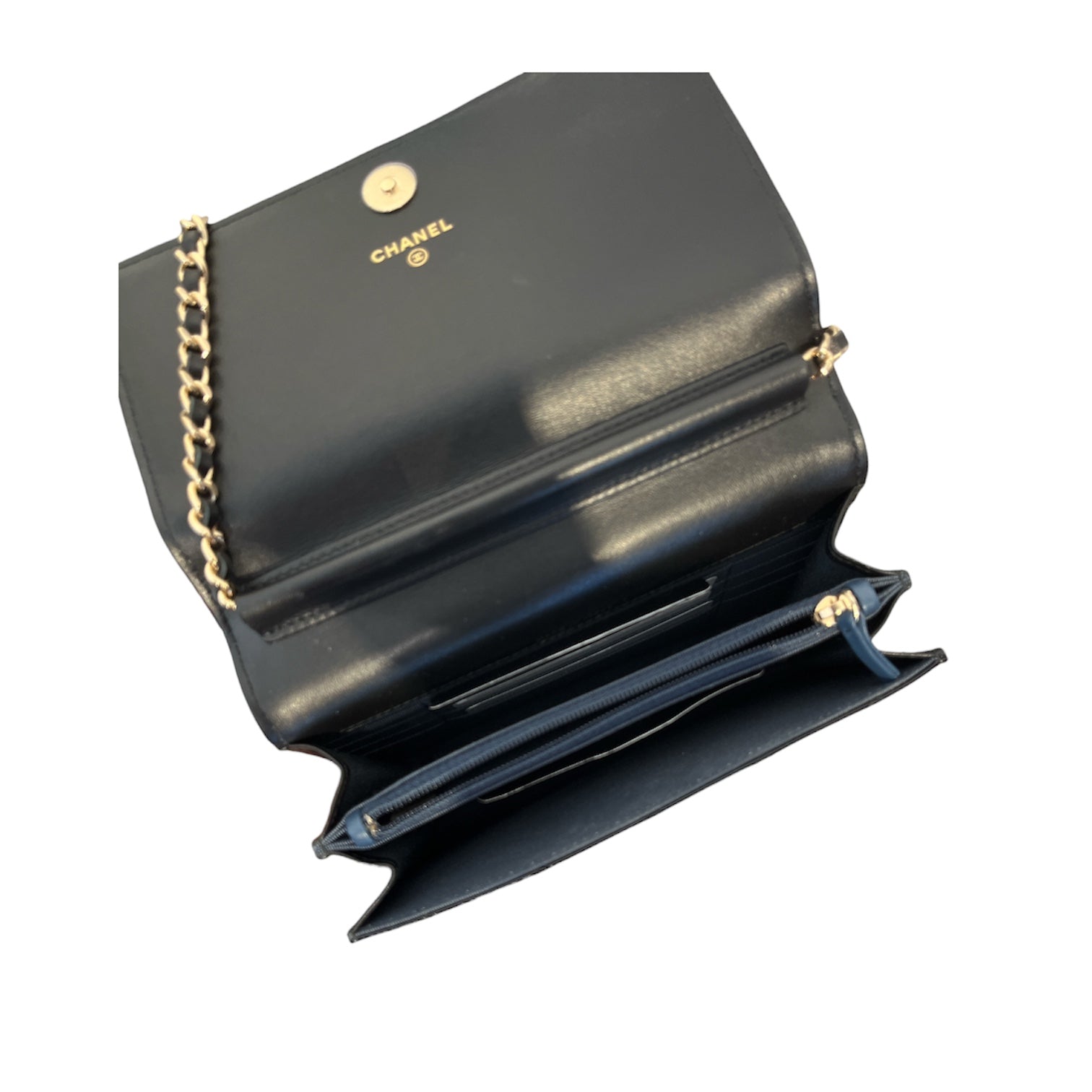 CHANEL/Bag/Leather/BLK/black patent leather view 6