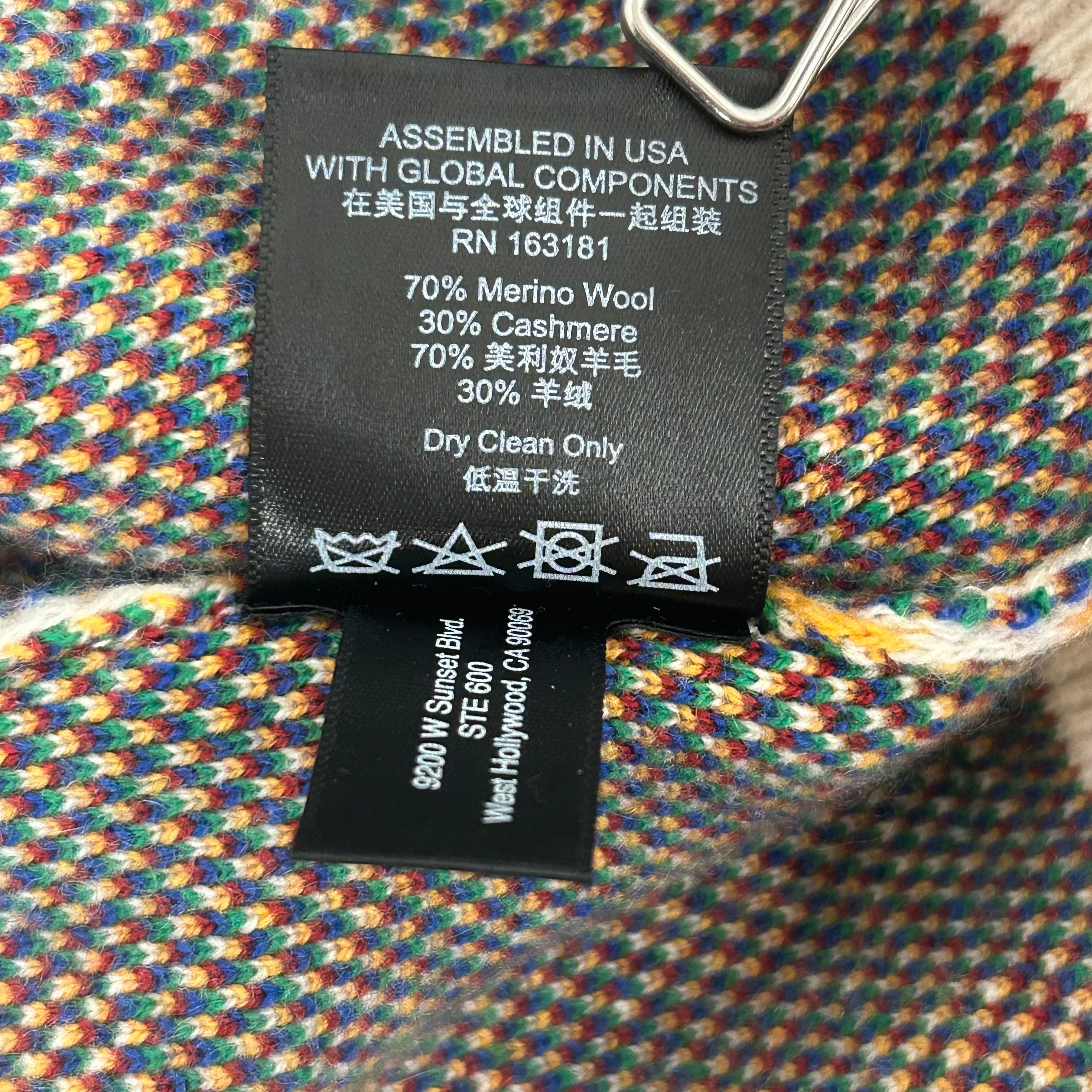 RHUDE/Sweater/S/Paisley/Wool/CRM/ view 5